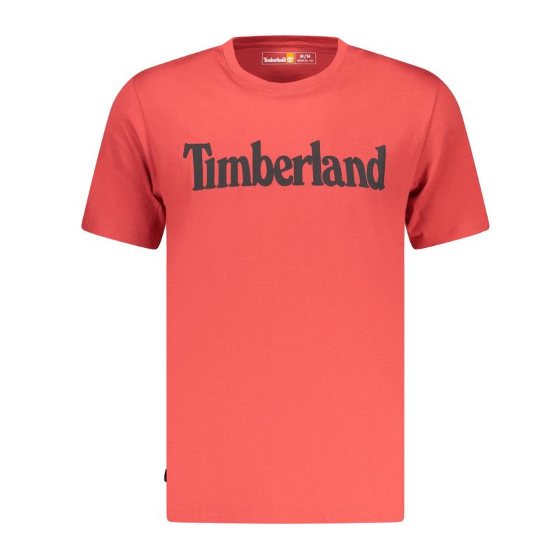 Снимка на Мъжка тениска с къс ръкав , червена TIMBERLAND 