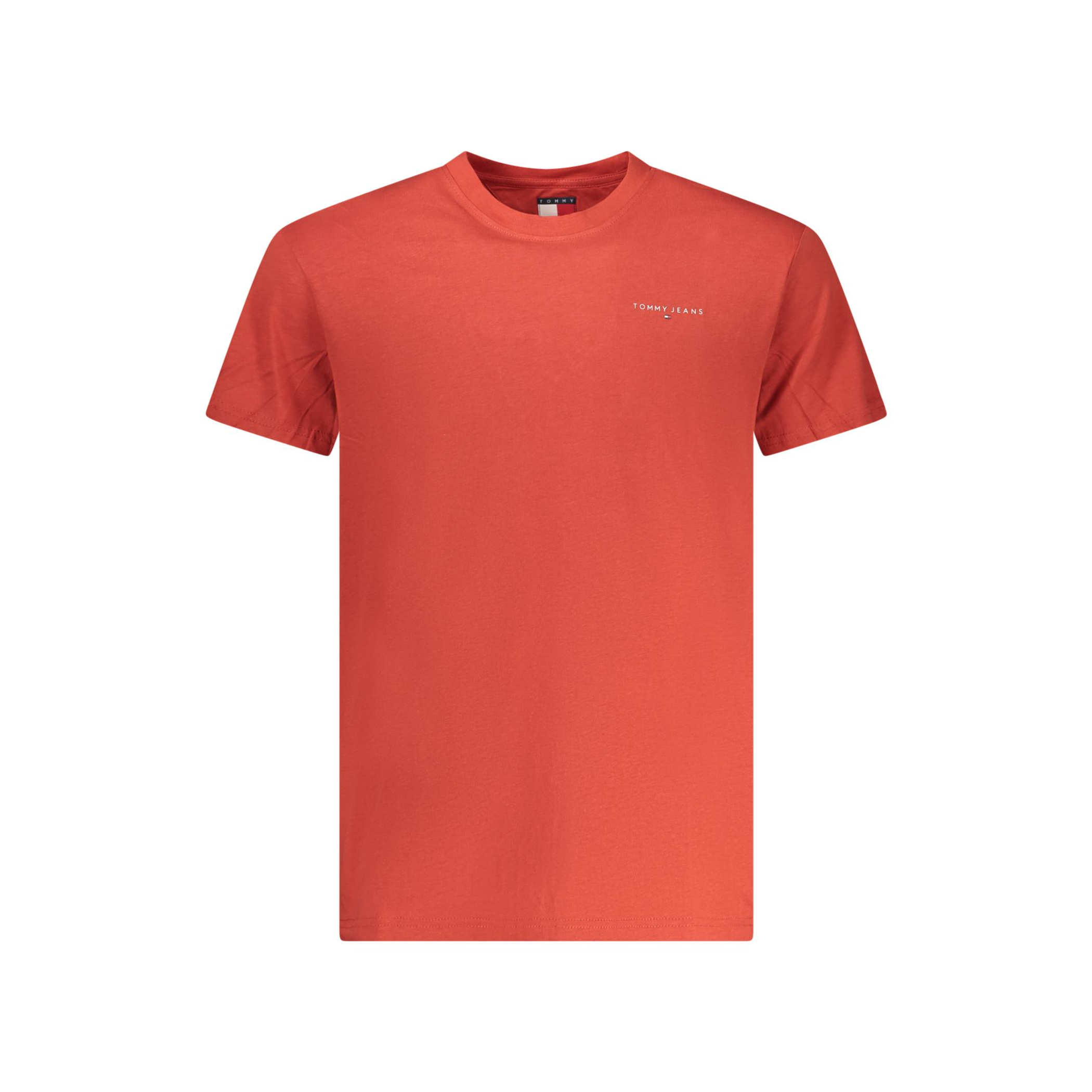 Снимка на Мъжка тениска с къс ръкав , червена TOMMY HILFIGER