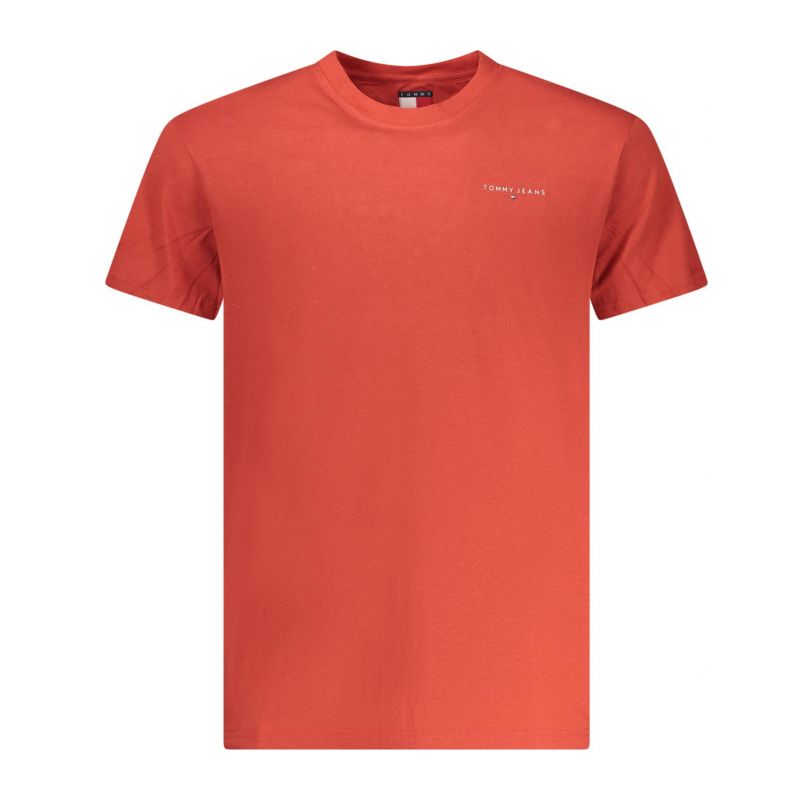 Мъжка тениска с къс ръкав , червена