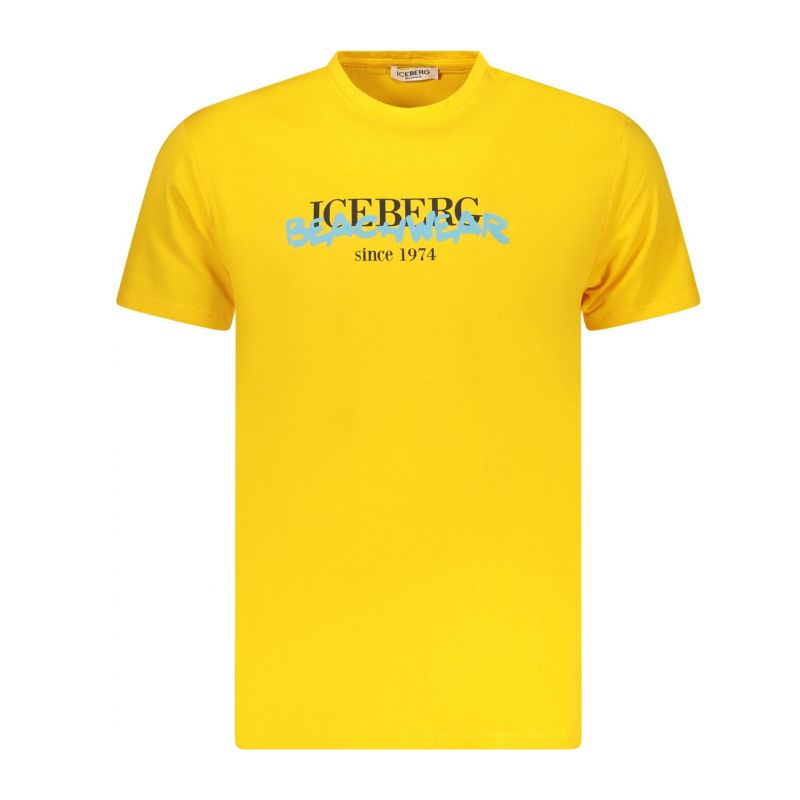 Мъжка тениска с къс ръкав , жълта