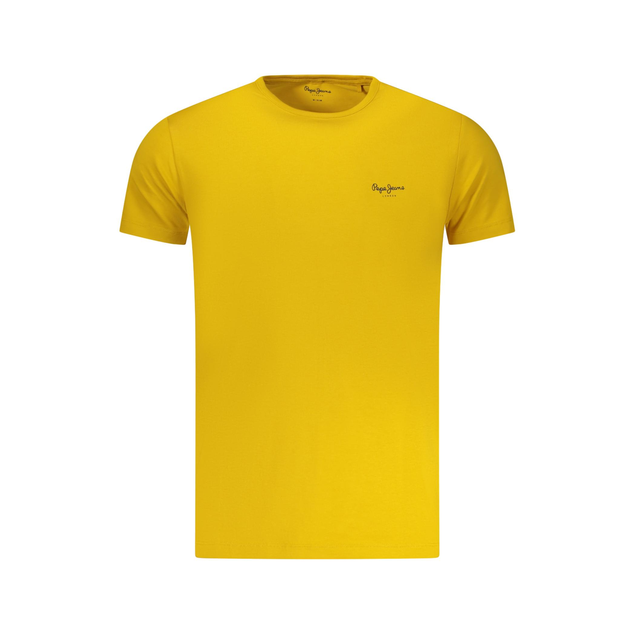 Снимка на Мъжка тениска с къс ръкав , жълта PEPE JEANS