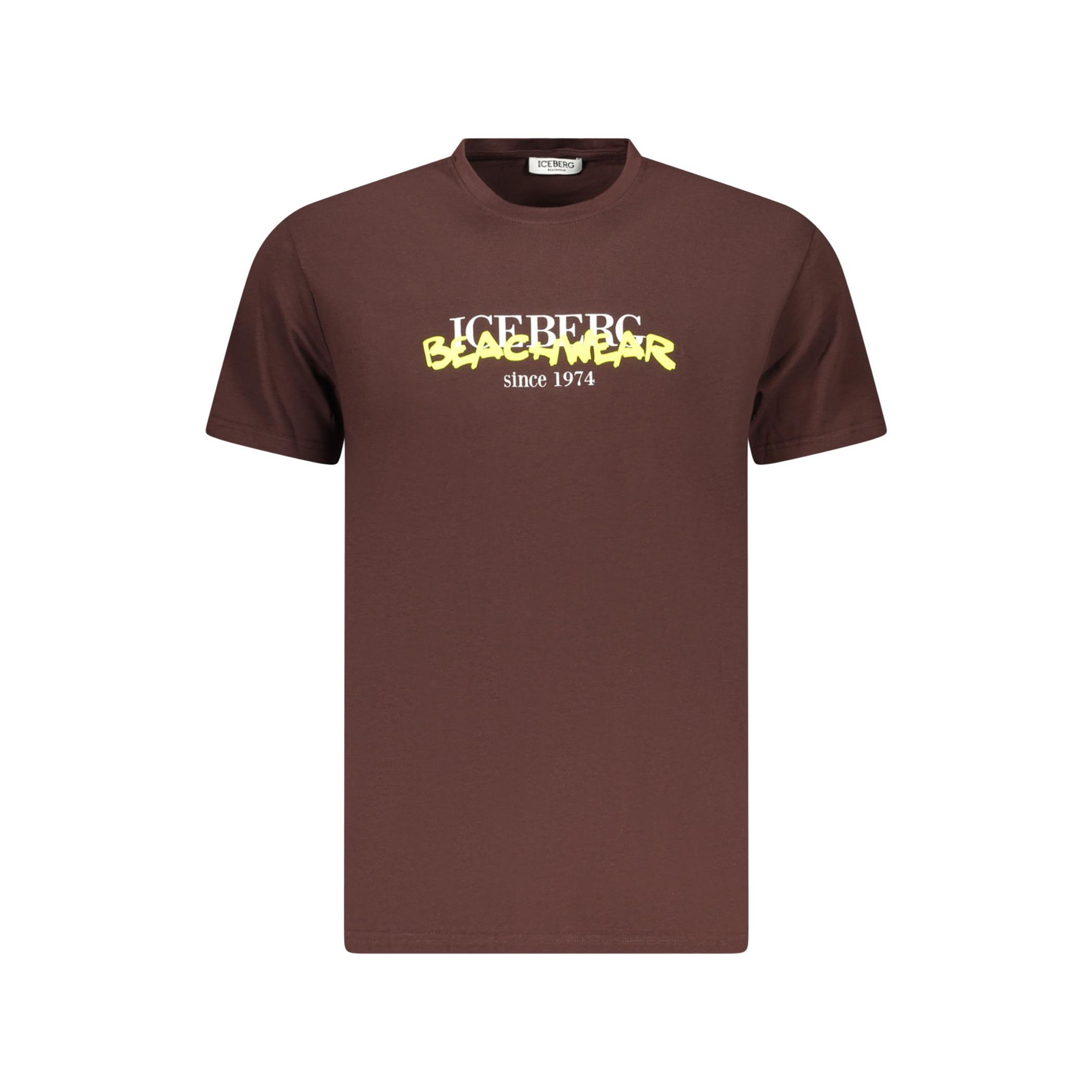 Снимка на Мъжка тениска с къс ръкав , кафява ICEBERG