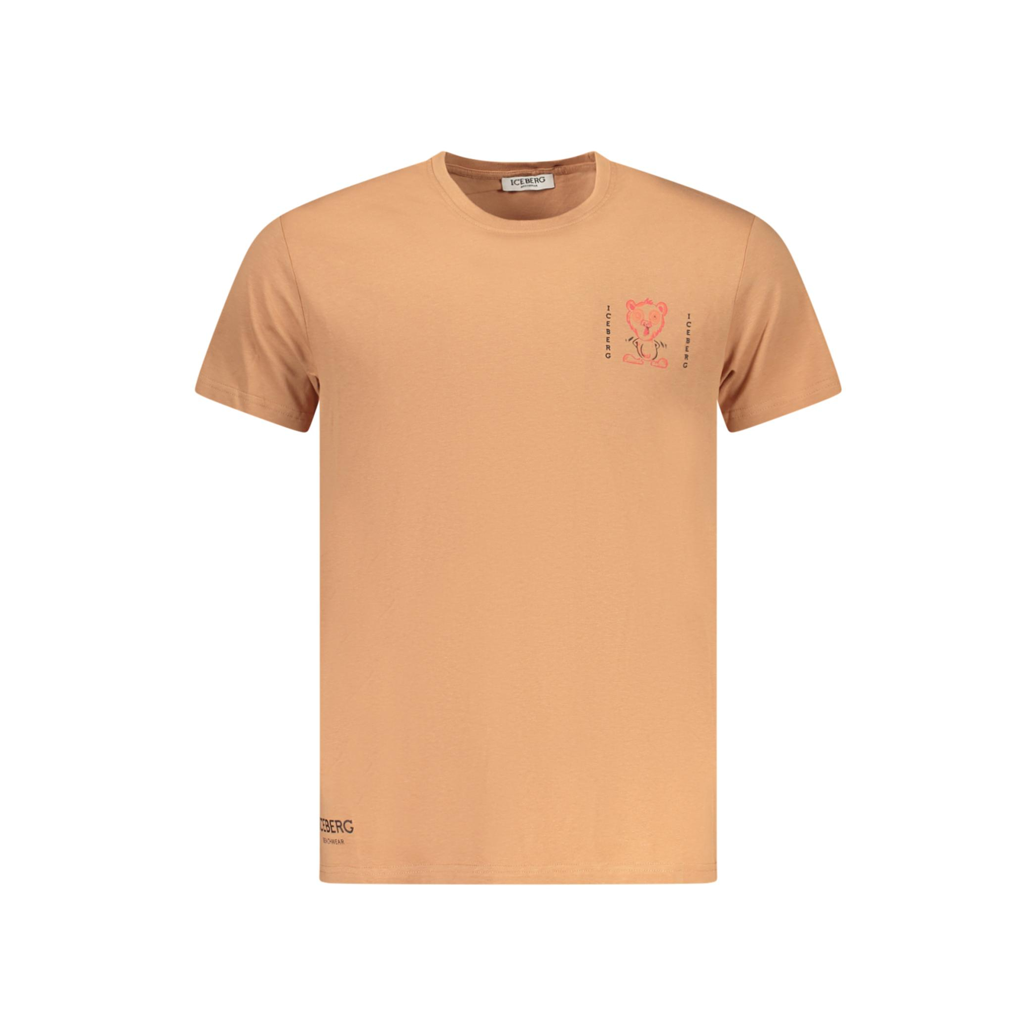 Снимка на Мъжка тениска с къс ръкав , кафява ICEBERG