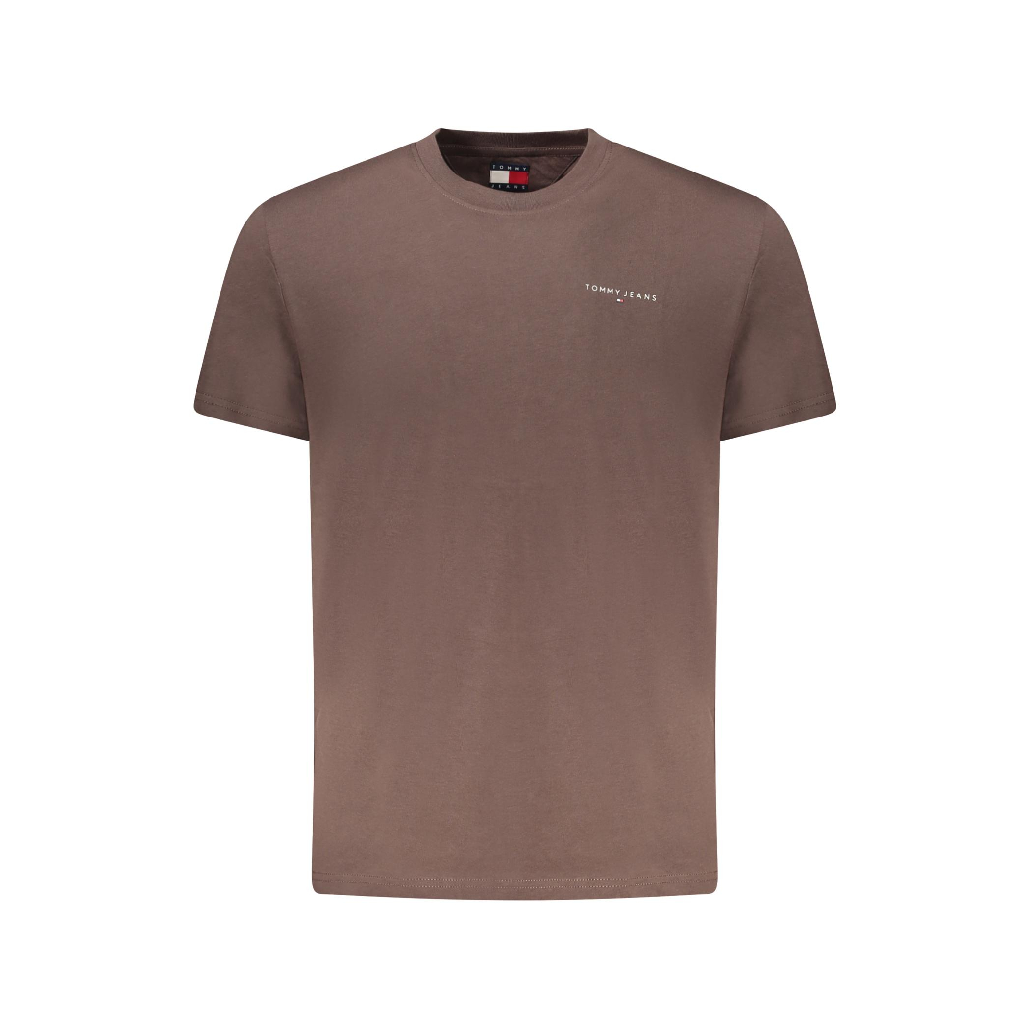 Снимка на Мъжка тениска с къс ръкав , кафява TOMMY HILFIGER