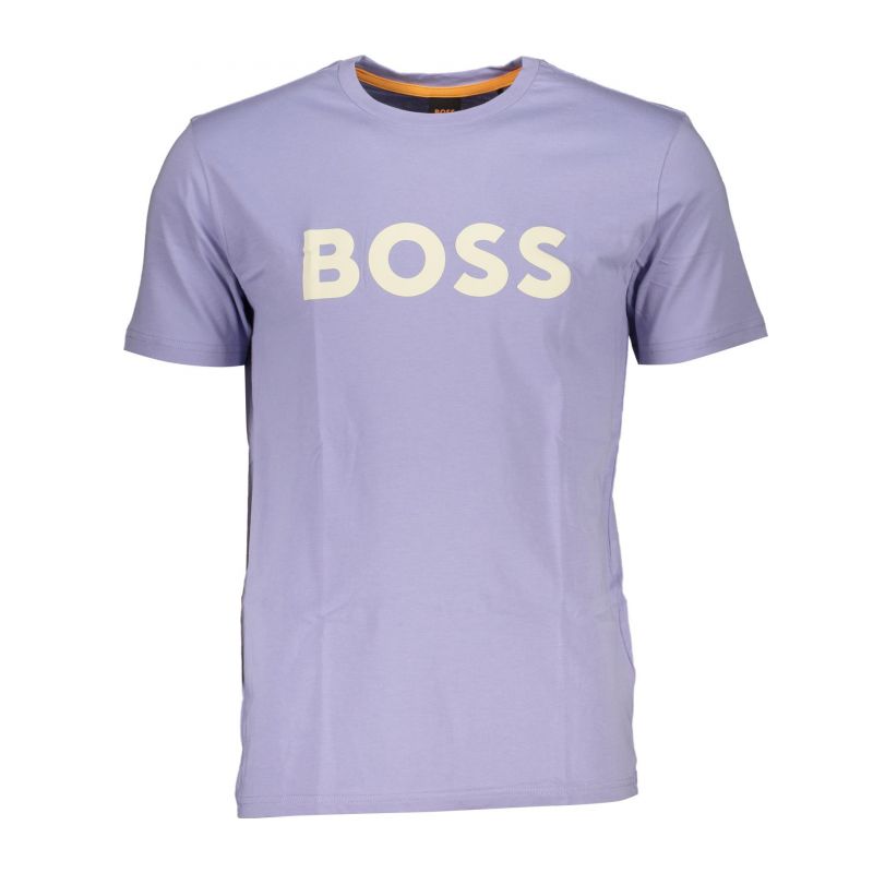 Снимка на Мъжка тениска с къс ръкав , лилава BOSS 
