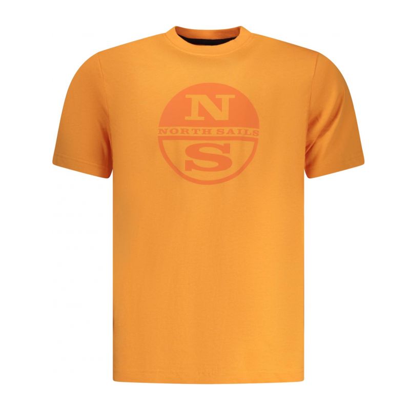 Мъжка тениска с къс ръкав , оранжева