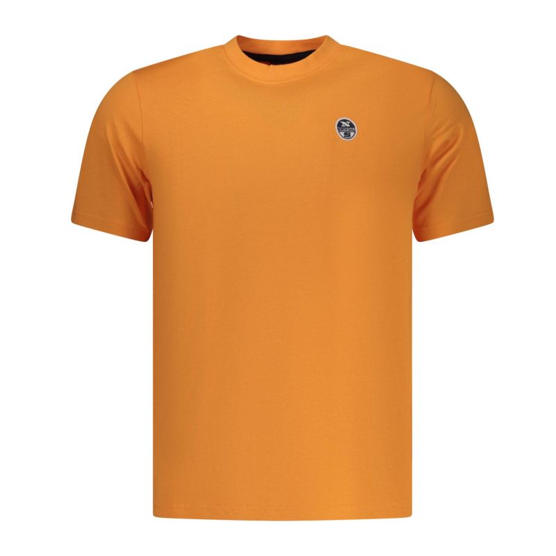 Мъжка тениска с къс ръкав , оранжева