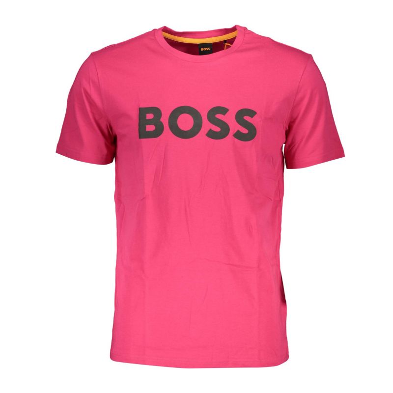 Снимка на Мъжка тениска с къс ръкав , розова BOSS 