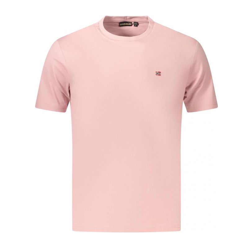 Мъжка тениска с къс ръкав , розова