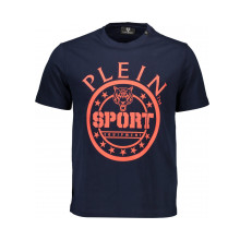 Снимка  на Мъжка тениска с къс ръкав , синя PLEIN SPORT 