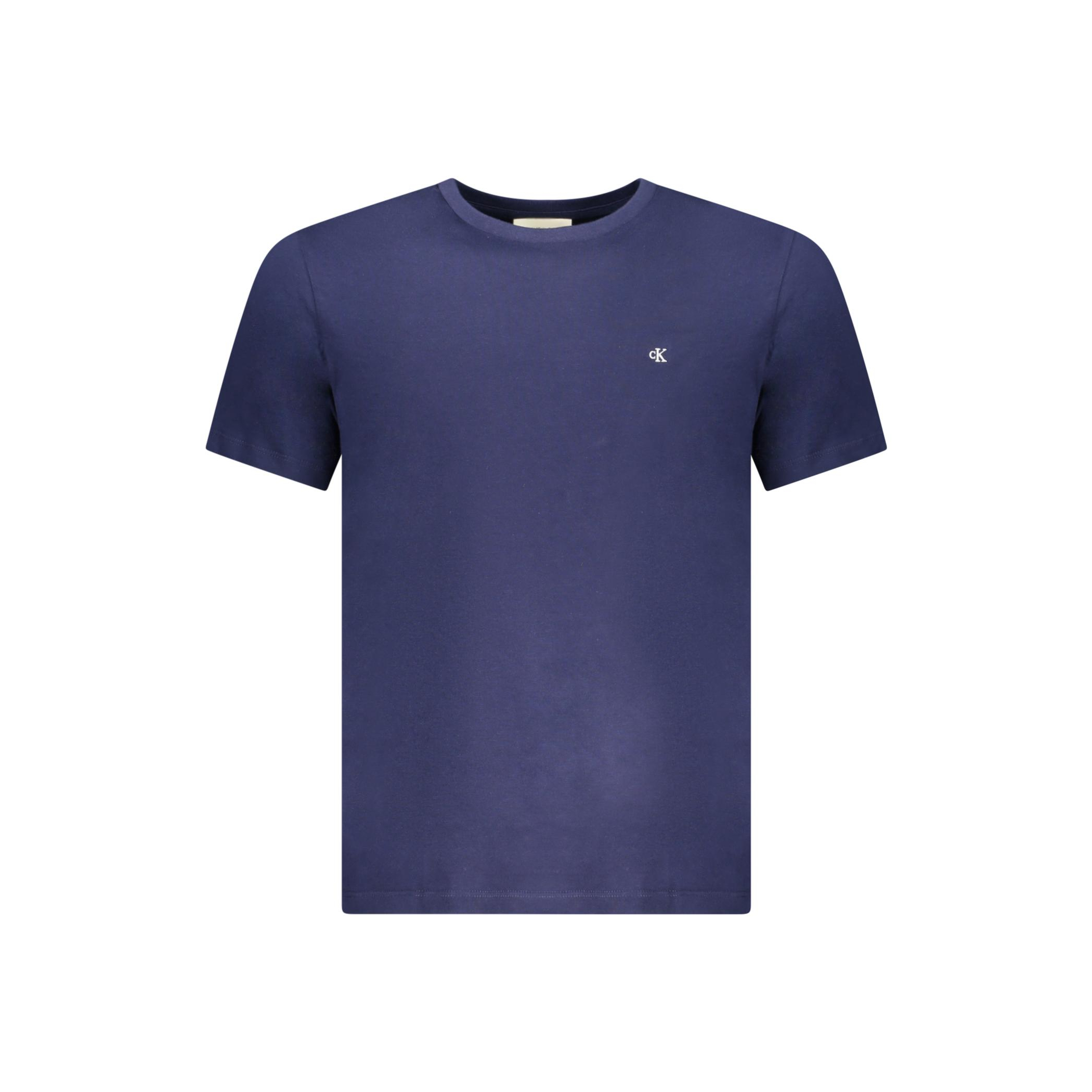 Снимка на Мъжка тениска с къс ръкав , синя CALVIN KLEIN