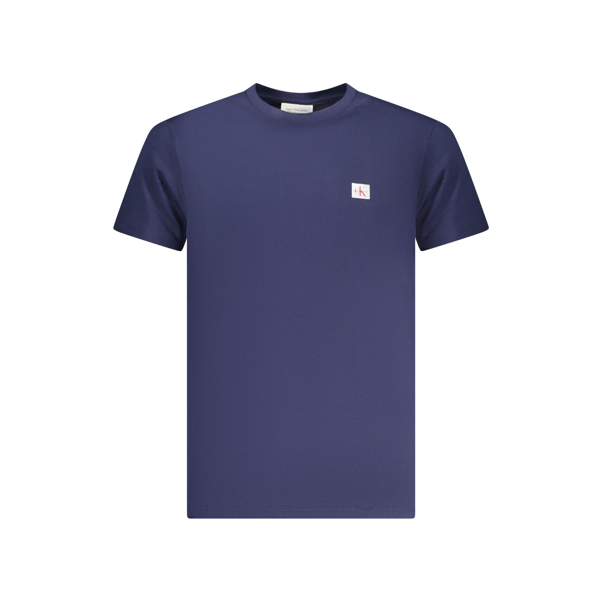 Снимка на Мъжка тениска с къс ръкав , синя CALVIN KLEIN