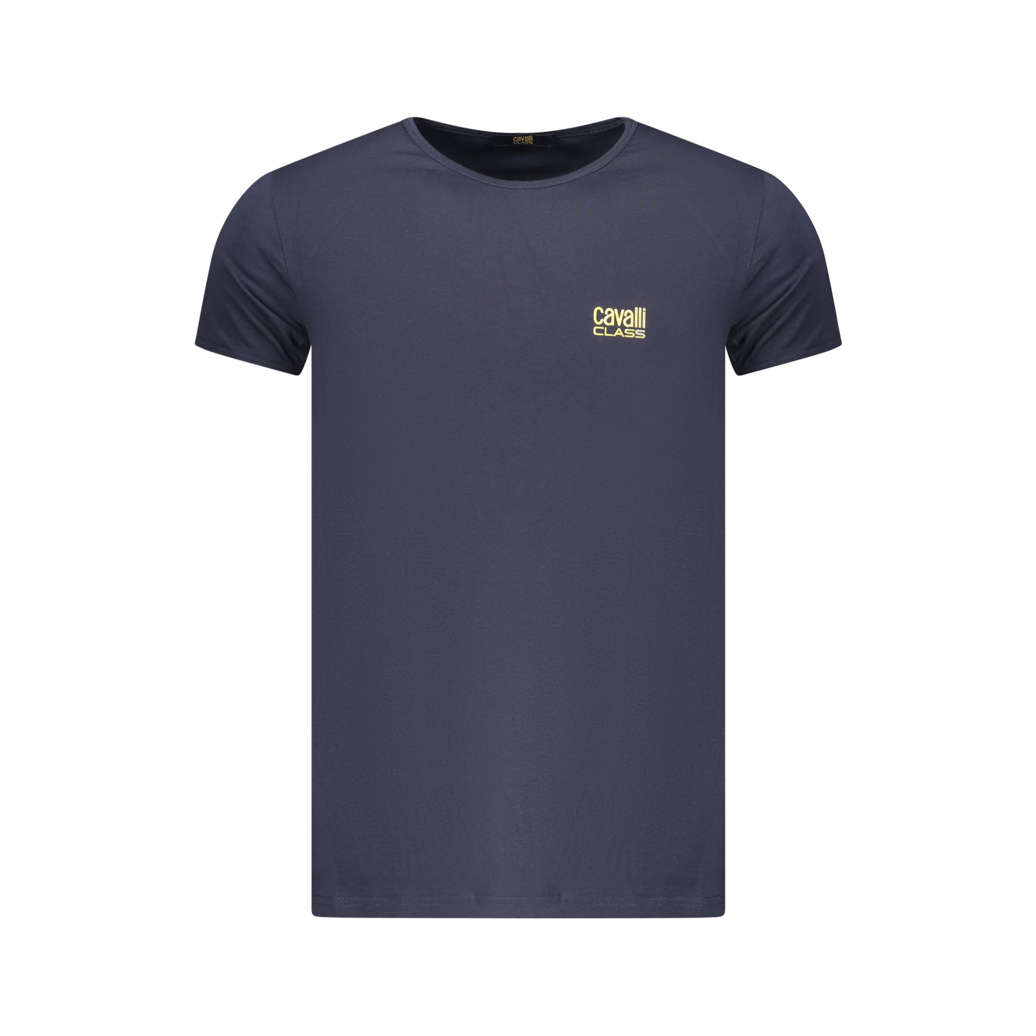 Снимка на Мъжка тениска с къс ръкав , синя CAVALLI CLASS