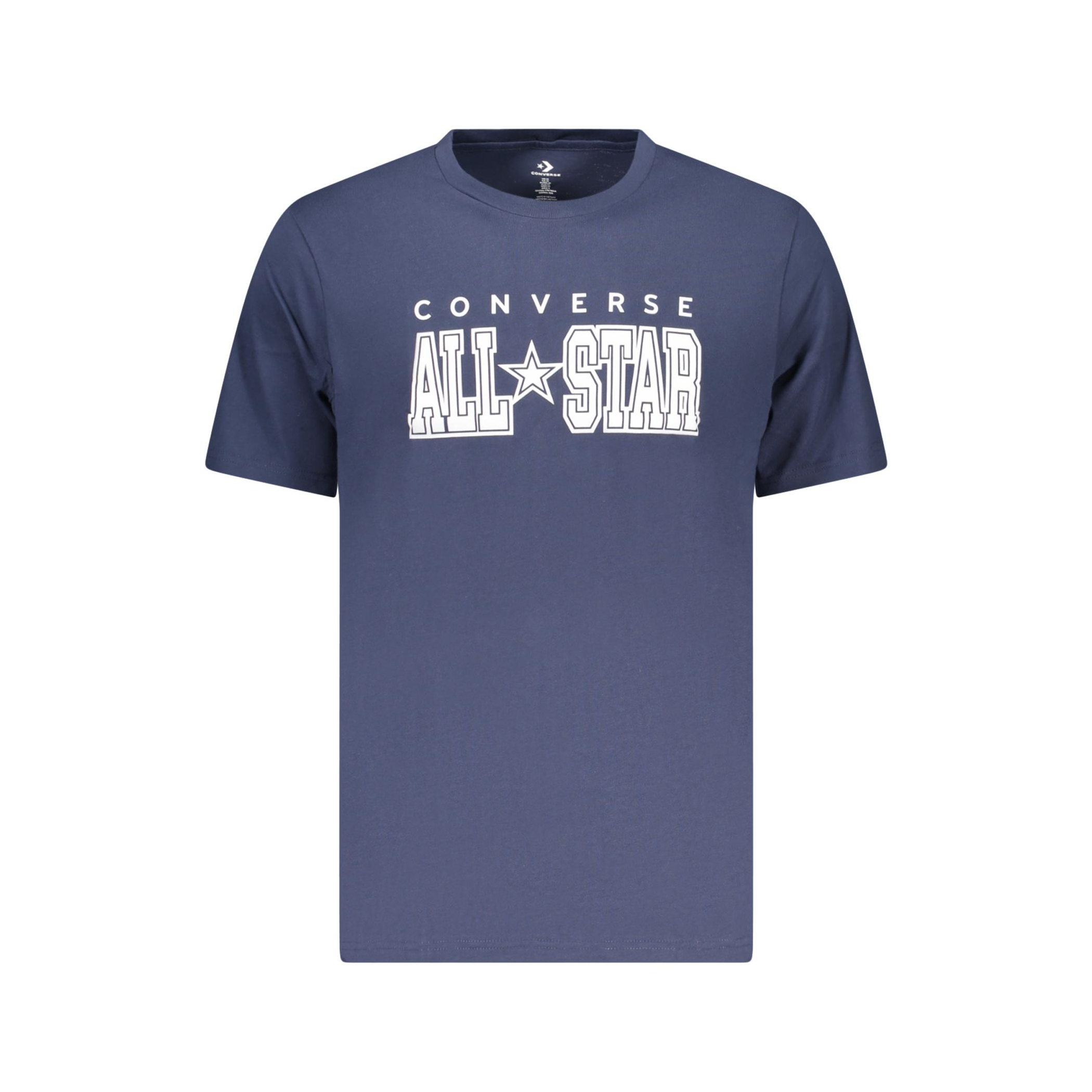 Снимка на Мъжка тениска с къс ръкав , синя CONVERSE
