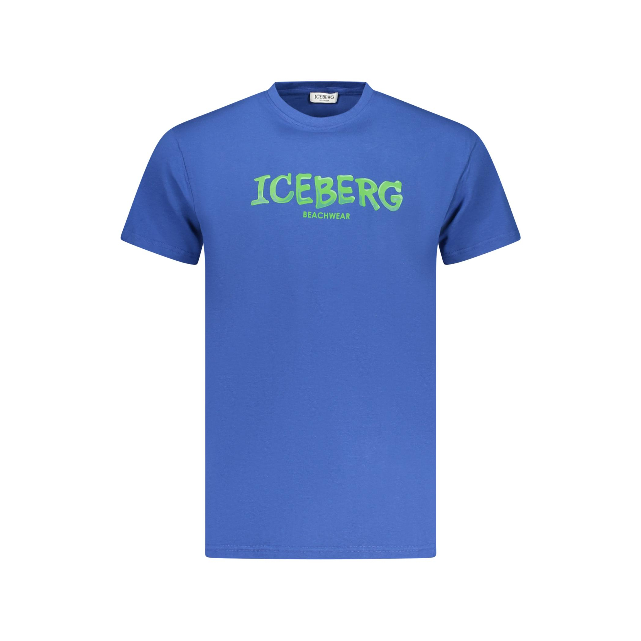 Снимка на Мъжка тениска с къс ръкав , синя ICEBERG