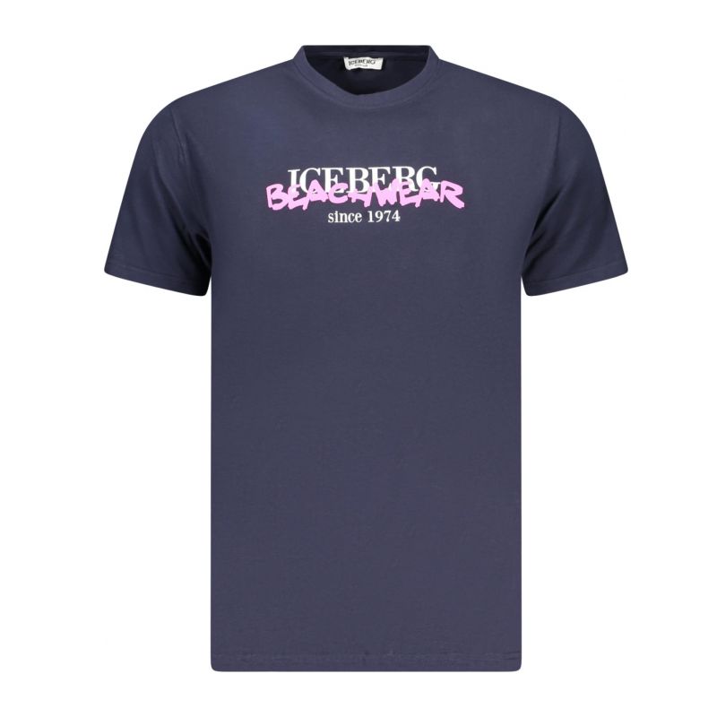 Мъжка тениска с къс ръкав , синя