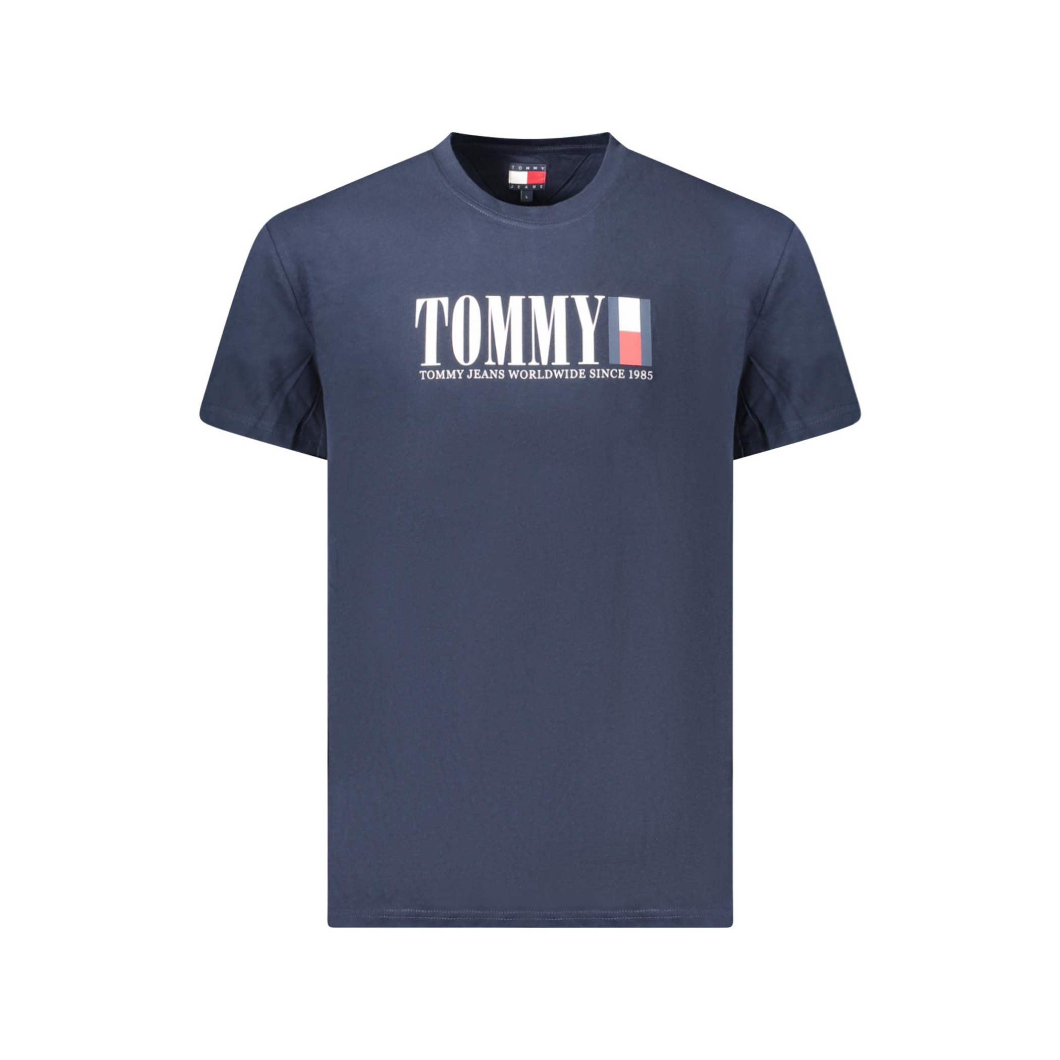 Снимка на Мъжка тениска с къс ръкав , синя TOMMY HILFIGER
