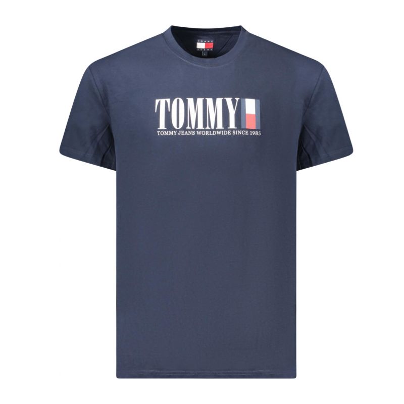Снимка на Мъжка тениска с къс ръкав , синя TOMMY HILFIGER 