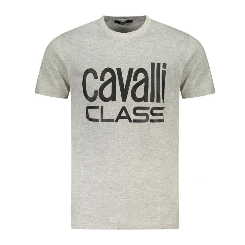 Снимка на Мъжка тениска с къс ръкав , сива CAVALLI CLASS 