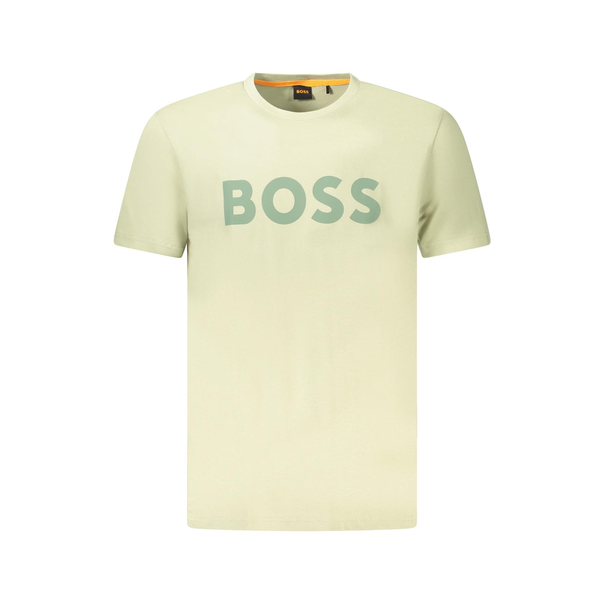 Снимка на Мъжка тениска с къс ръкав , зелена BOSS