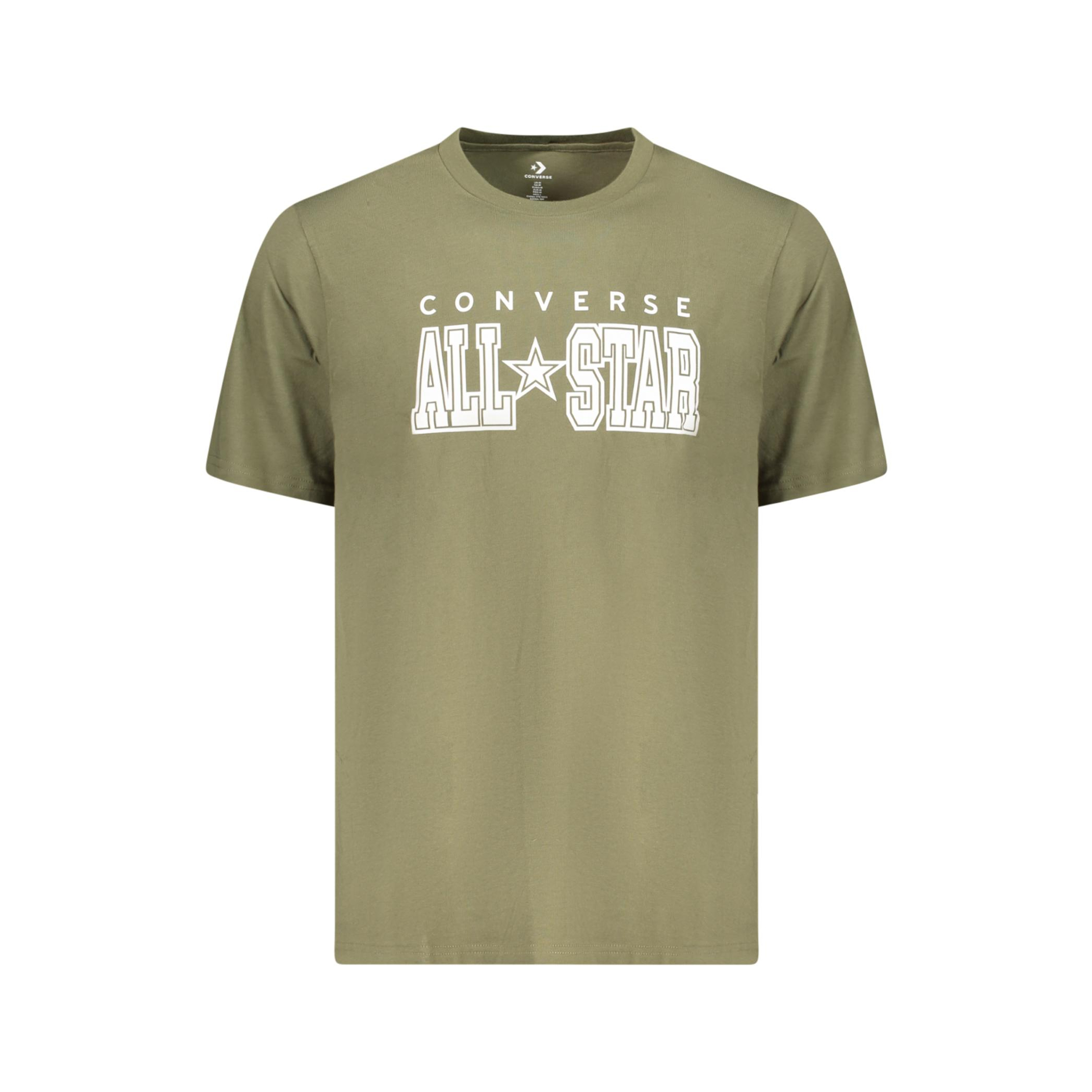 Снимка на Мъжка тениска с къс ръкав , зелена CONVERSE