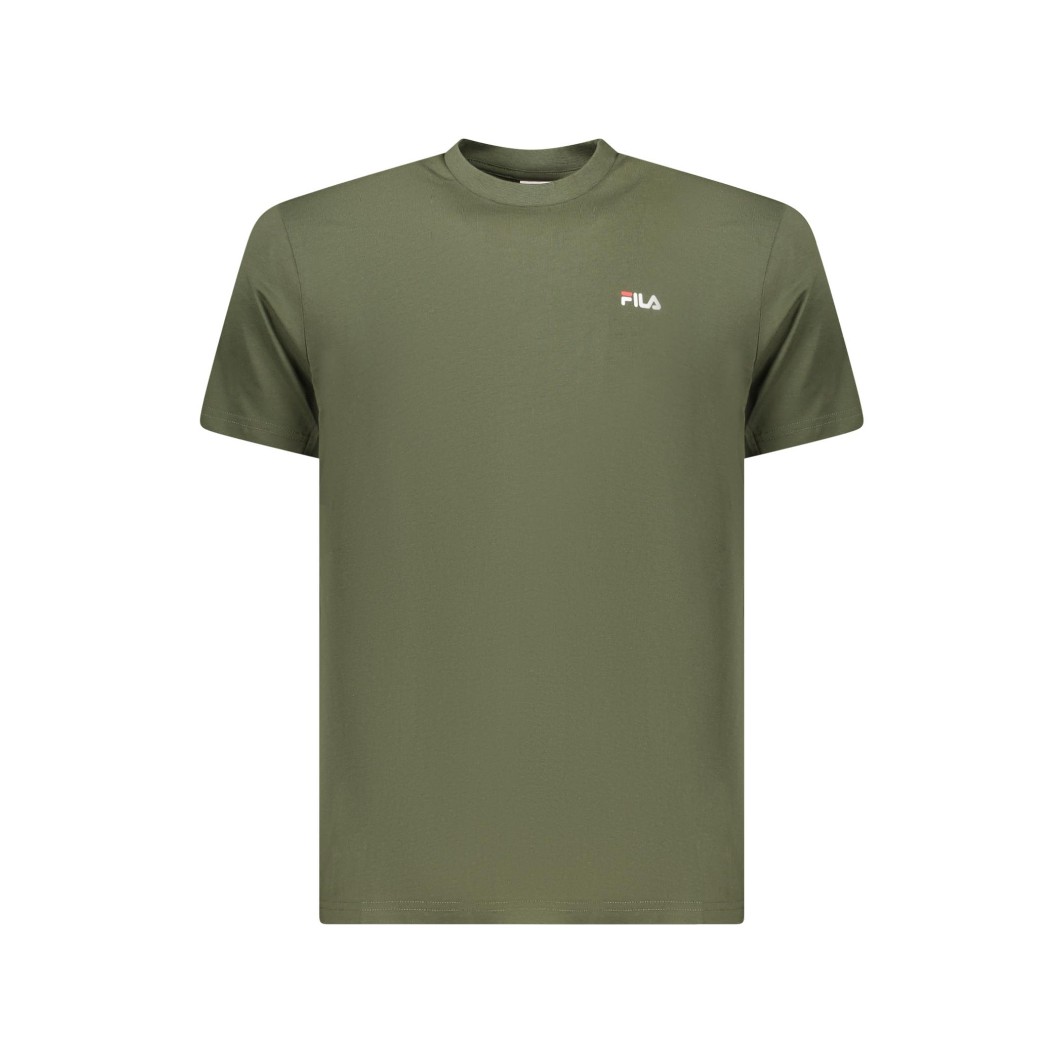 Снимка на Мъжка тениска с къс ръкав , зелена FILA