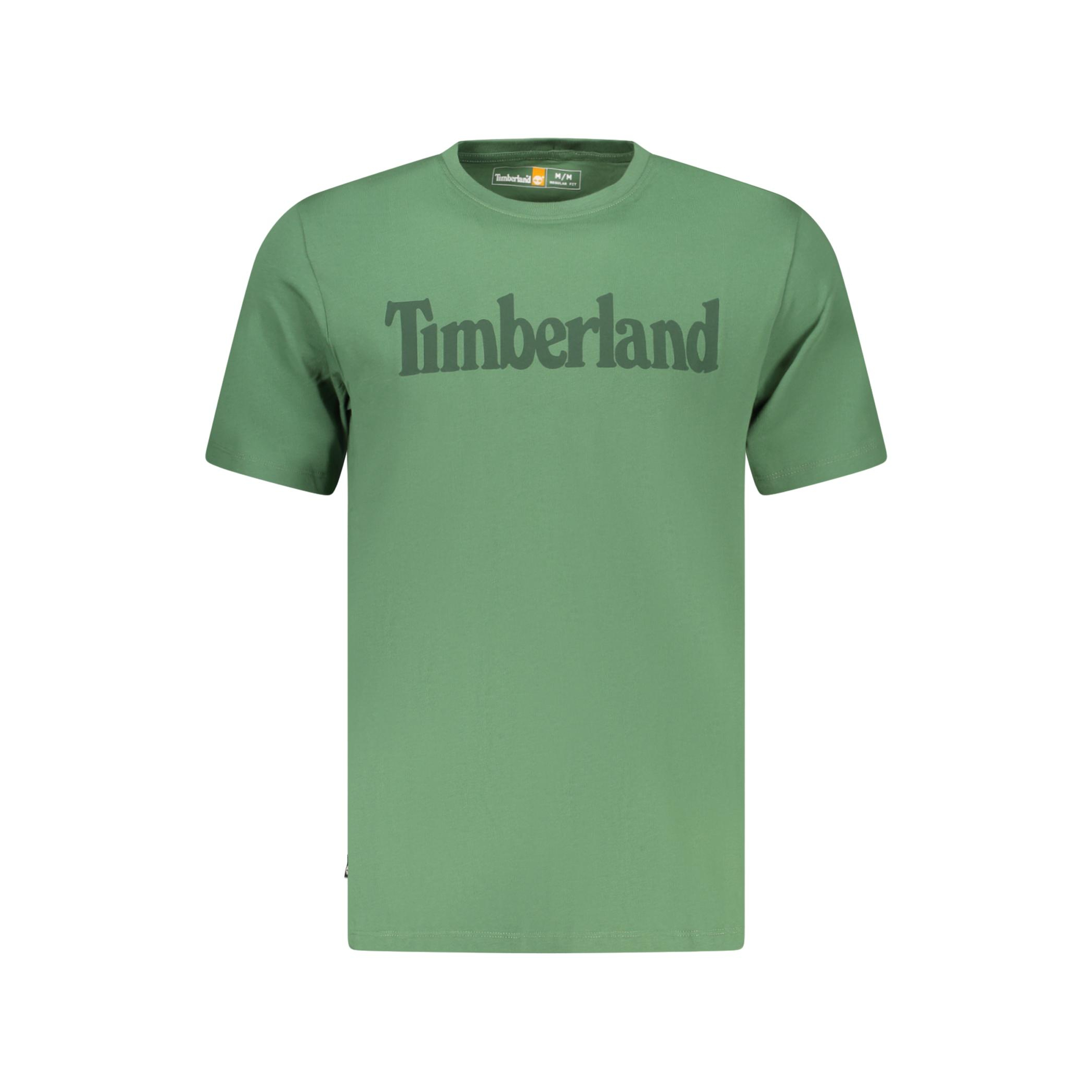 Снимка на Мъжка тениска с къс ръкав , зелена TIMBERLAND