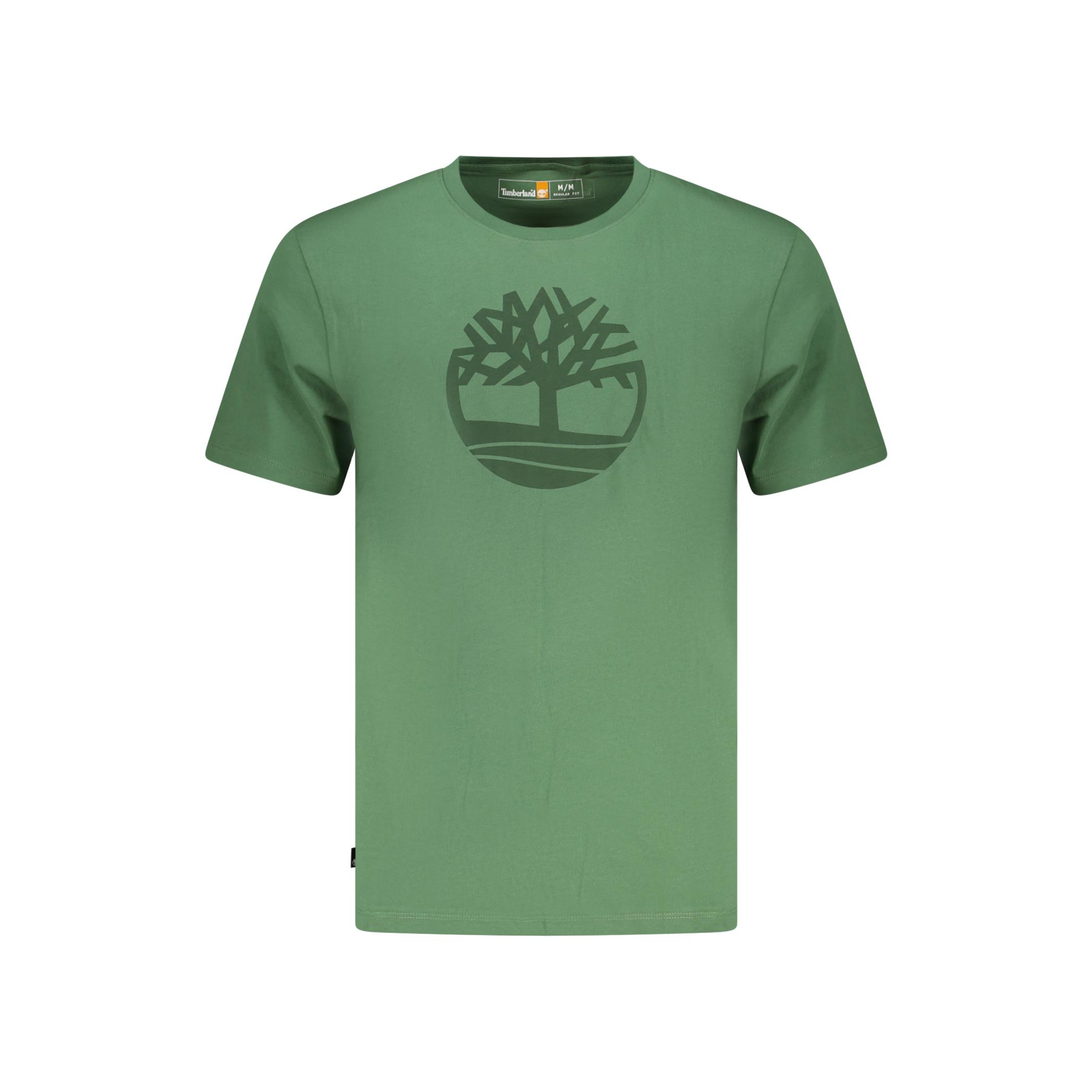 Снимка на Мъжка тениска с къс ръкав , зелена TIMBERLAND