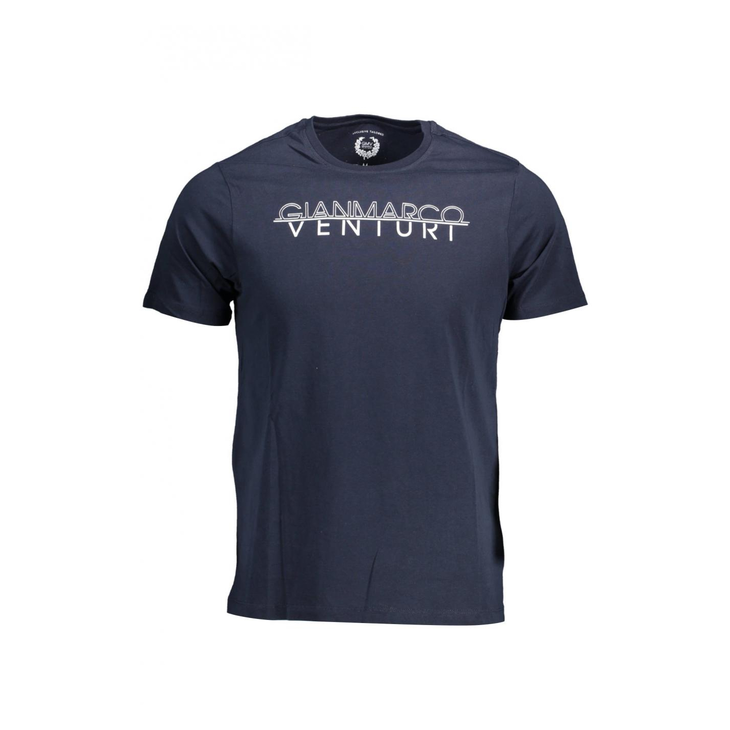 GIAN MARCO VENTURI Мъжка тениска с къс ръкав цвят син - OneMoreTrend