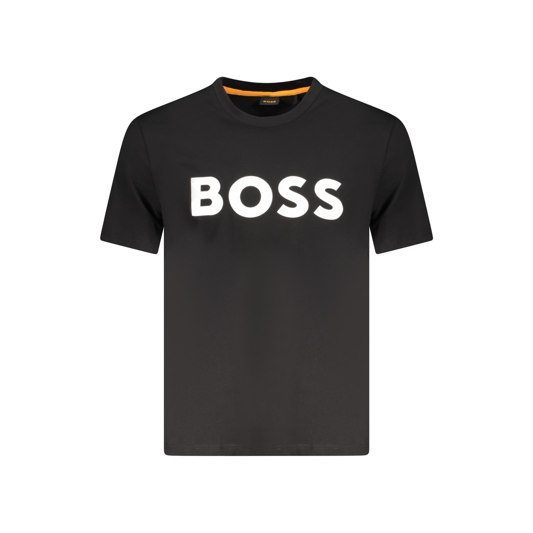 Снимка на Мъжка тениска с къс ръкав hugo черна BOSS
