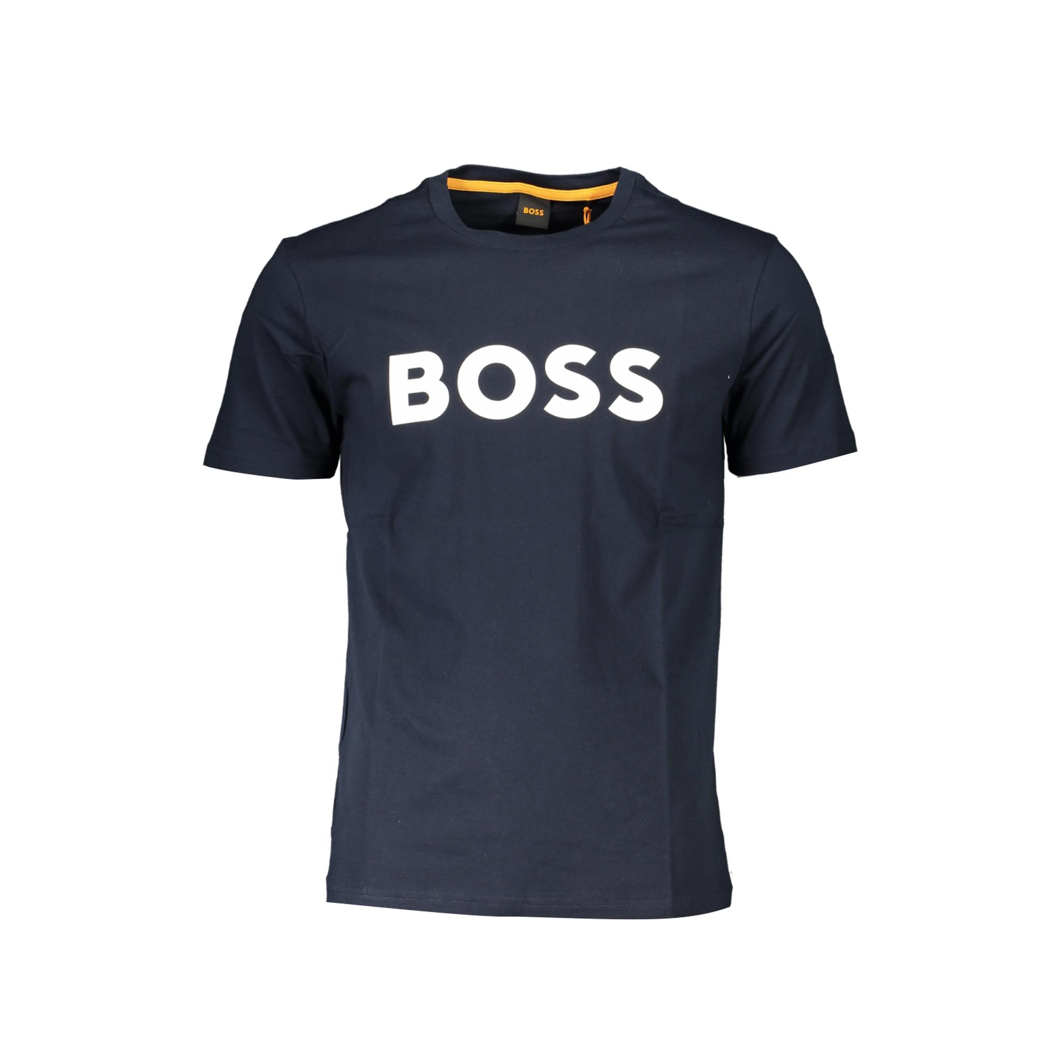 Снимка на Мъжка тениска с къс ръкав hugo синя BOSS