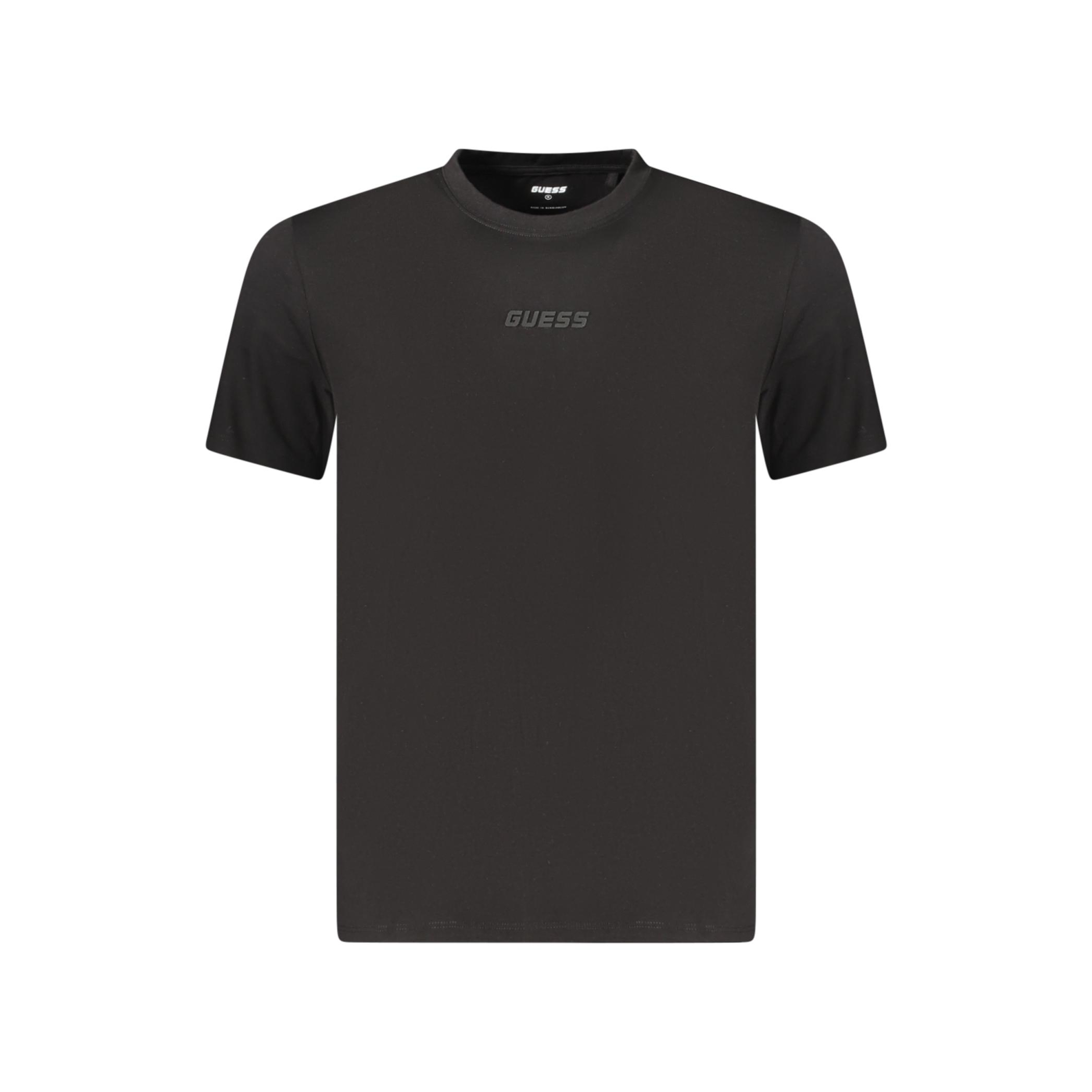 Снимка на Мъжка тениска с къс ръкав  jeans, черна GUESS