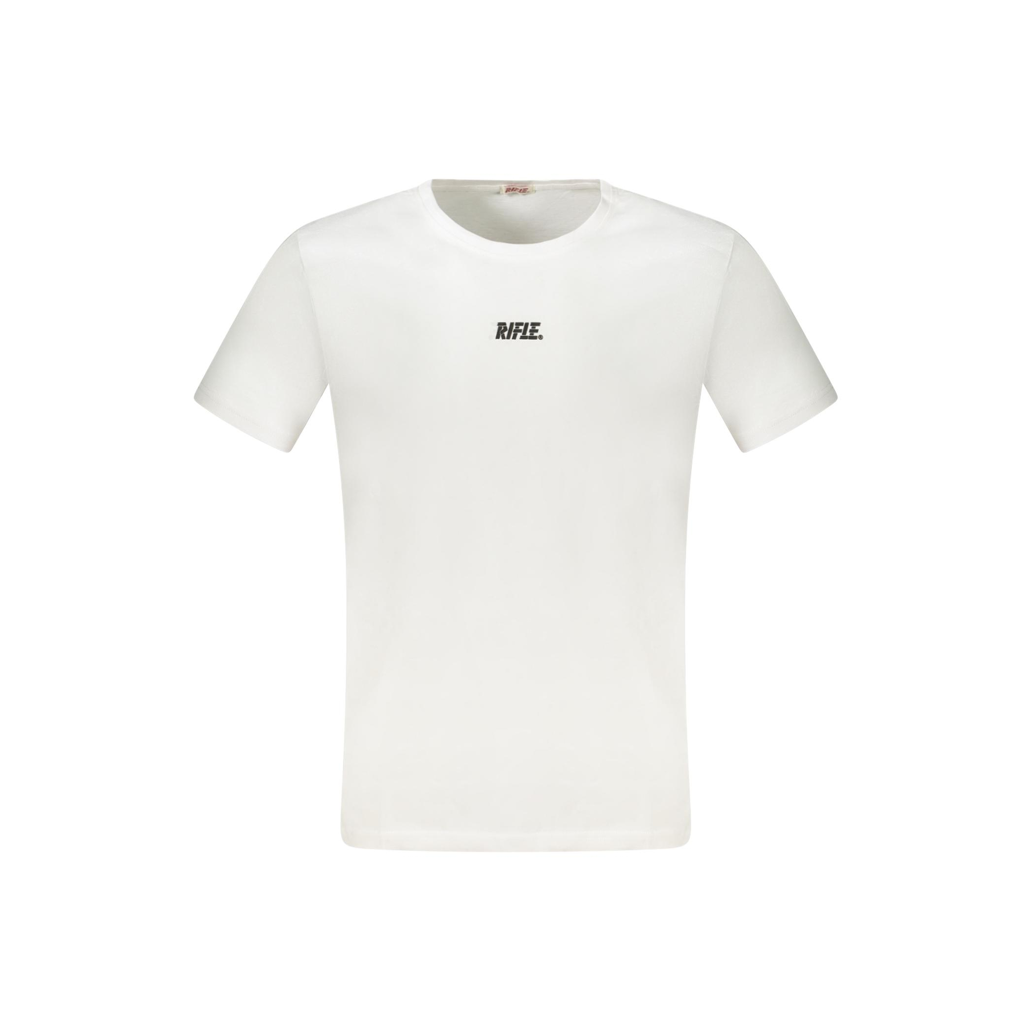 Снимка на Мъжка тениска с къс ръкав пушка бяла RIFLE