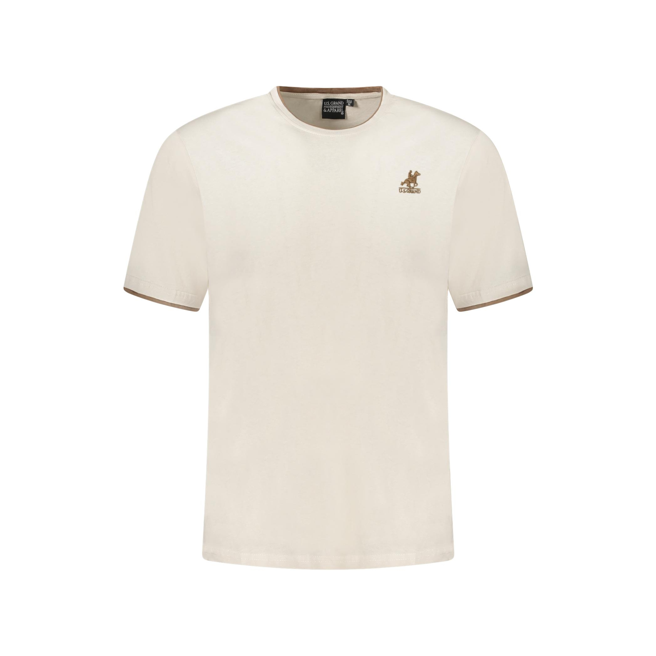 Снимка на Мъжка тениска с къс ръкав us grand, бежова U.S. GRAND