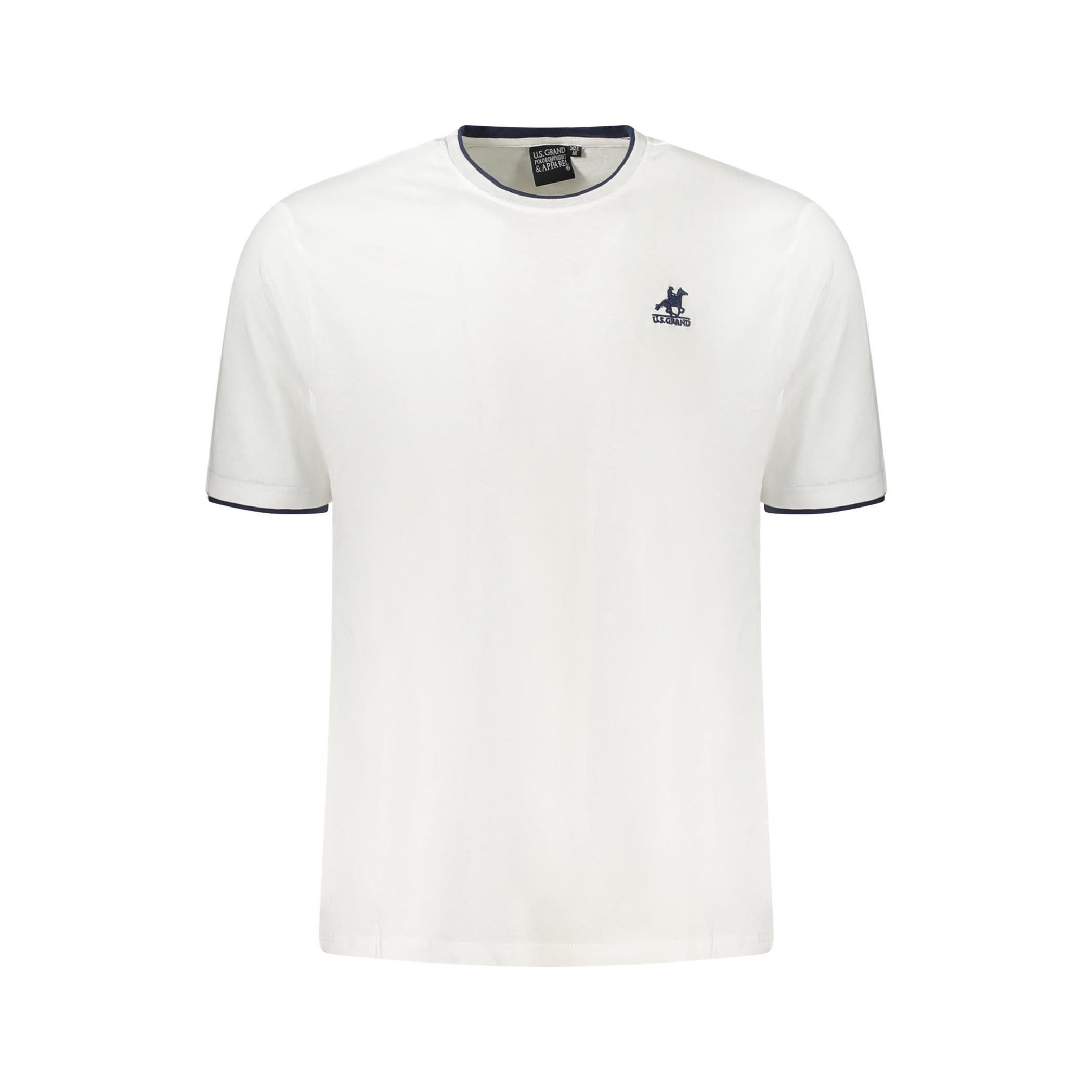 Снимка на Мъжка тениска с къс ръкав us grand, бяла U.S. GRAND