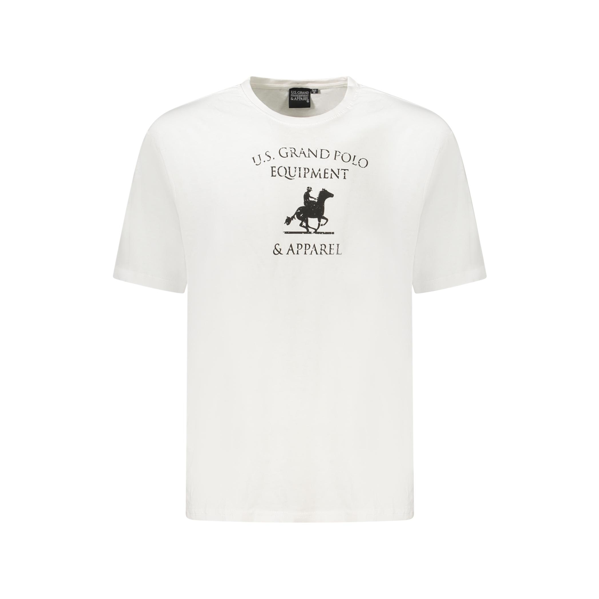 Снимка на Мъжка тениска с къс ръкав us grand, бяла U.S. GRAND
