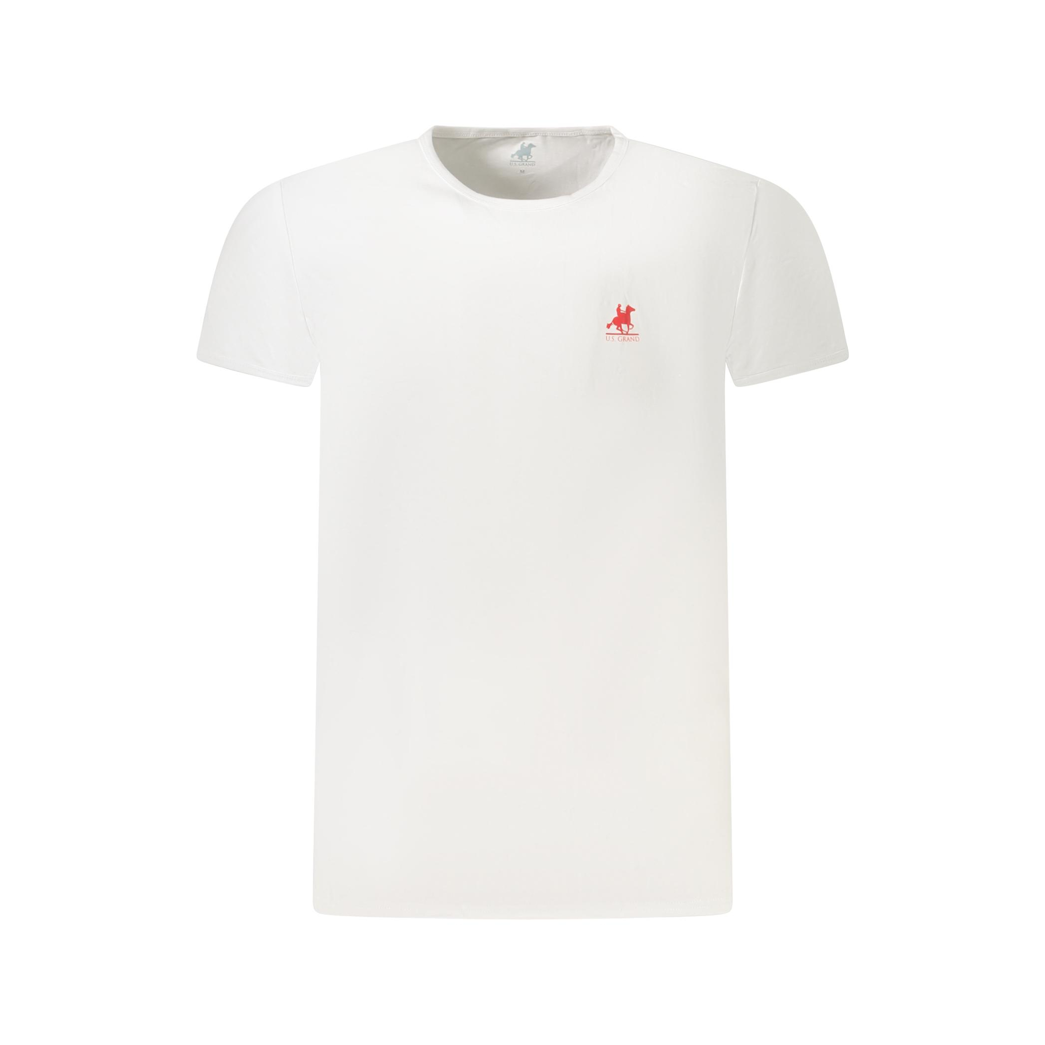 Снимка на Мъжка тениска с къс ръкав us grand, бяла U.S. GRAND