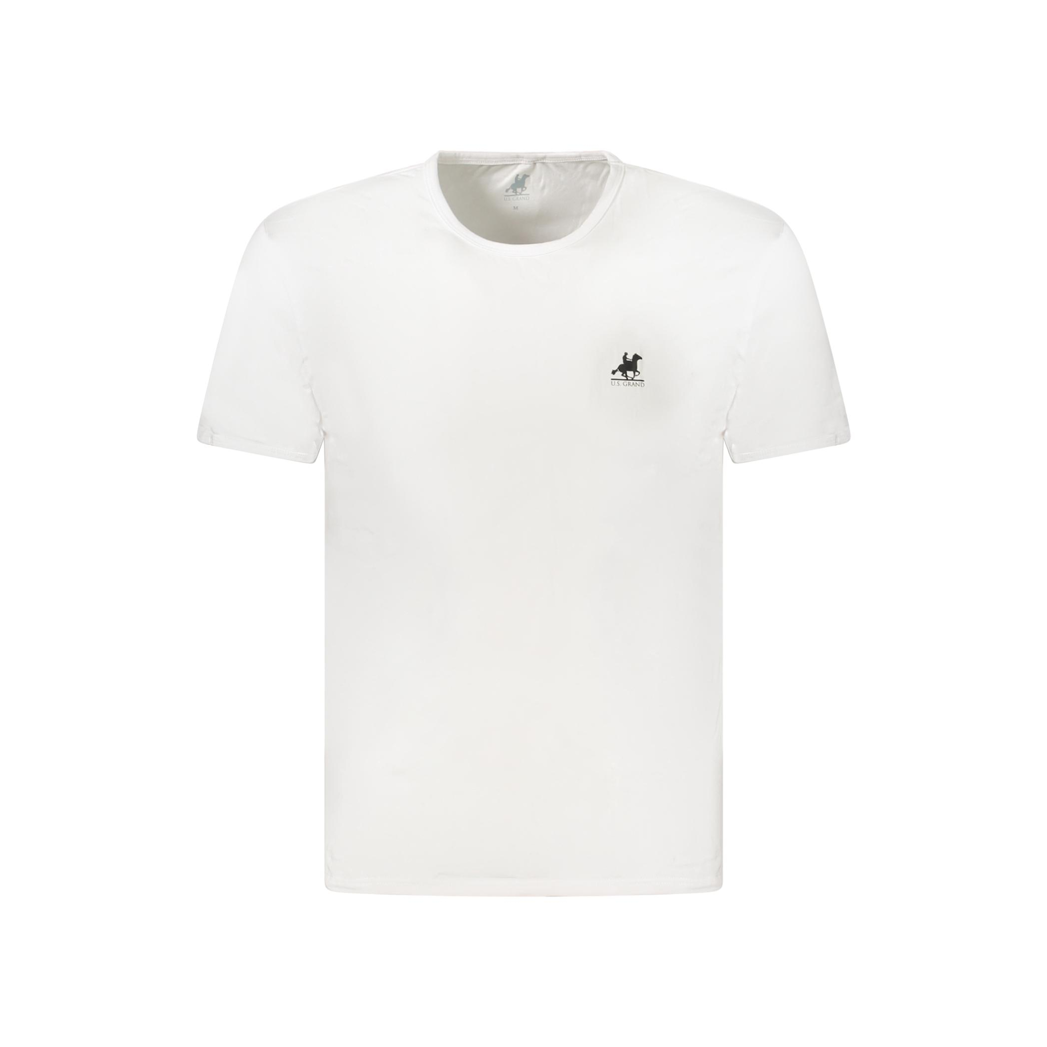 Снимка на Мъжка тениска с къс ръкав us grand, бяла U.S. GRAND