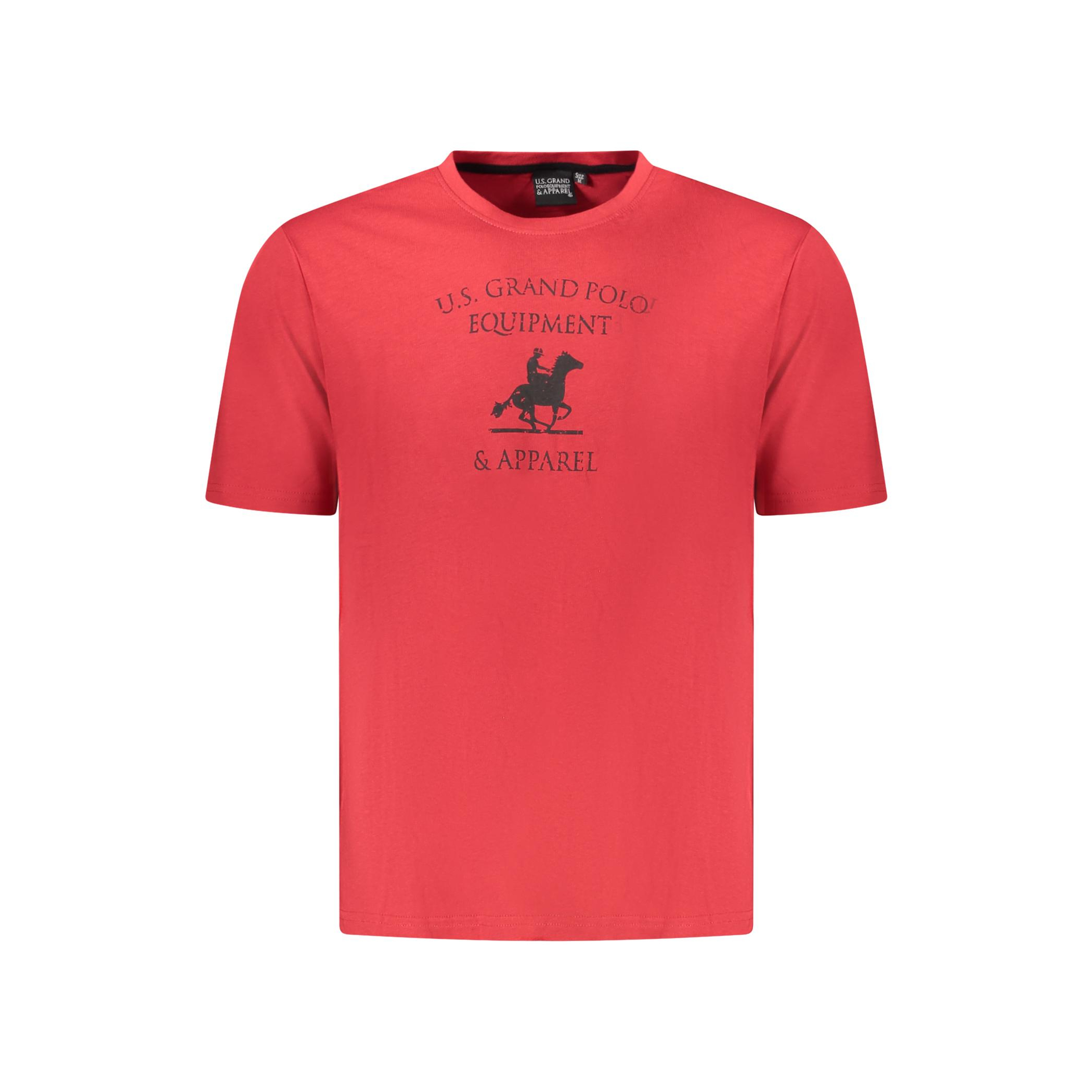 Снимка на Мъжка тениска с къс ръкав us grand, червена U.S. GRAND