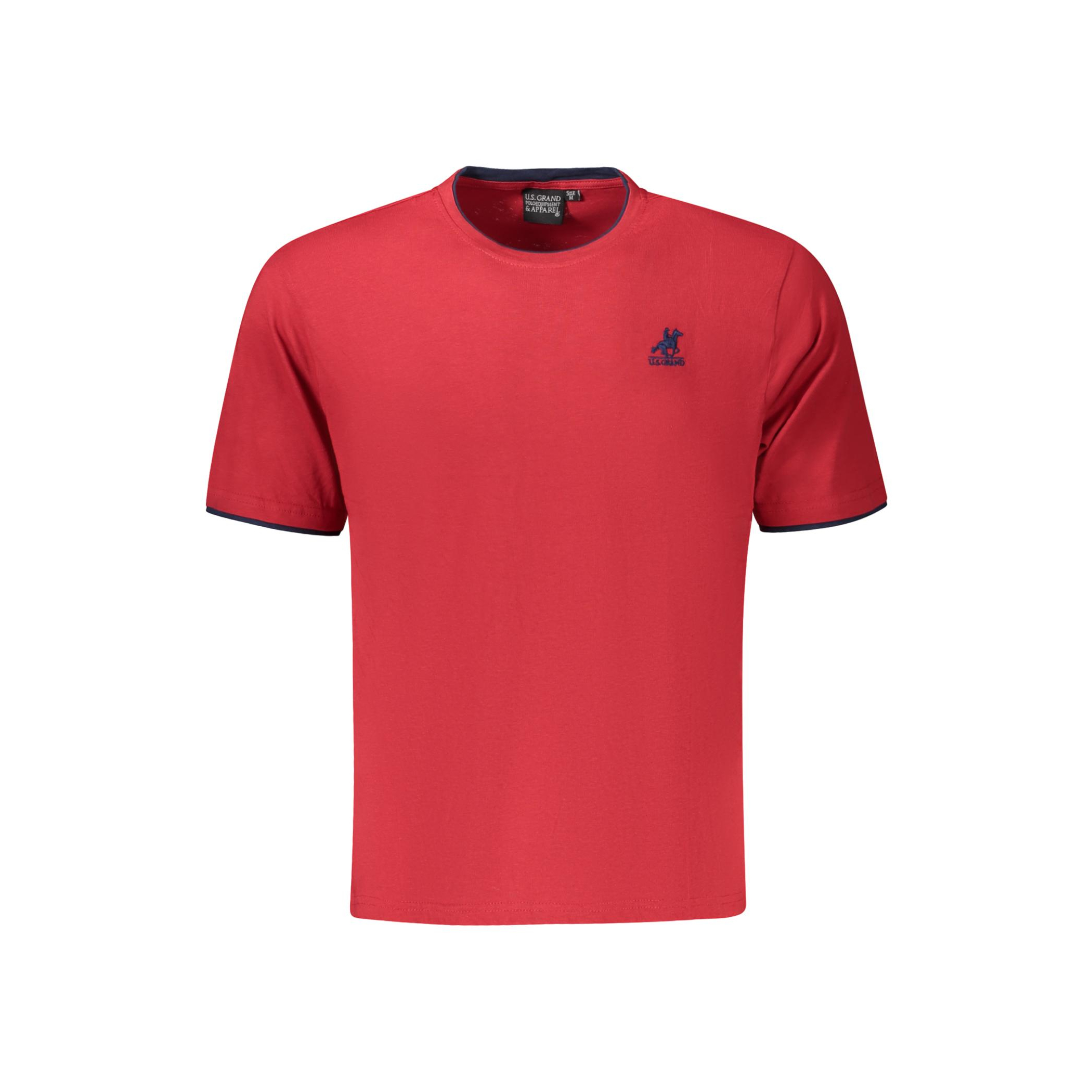 Снимка на Мъжка тениска с къс ръкав us grand, червена U.S. GRAND