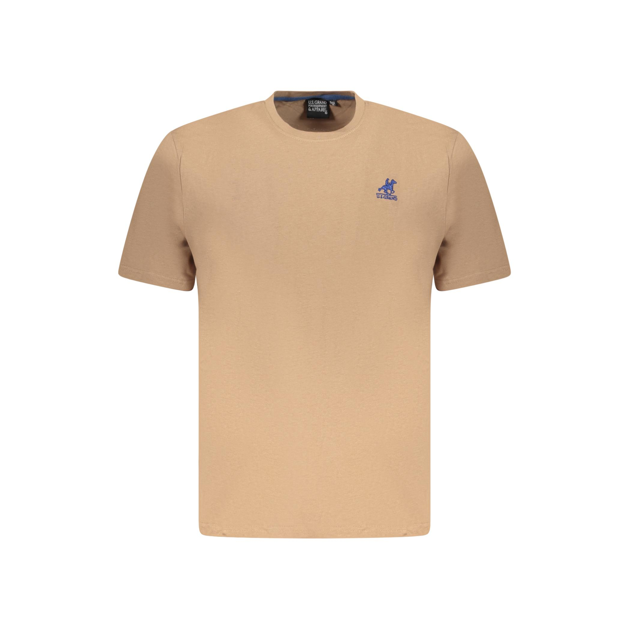 Снимка на Мъжка тениска с къс ръкав us grand, кафява U.S. GRAND