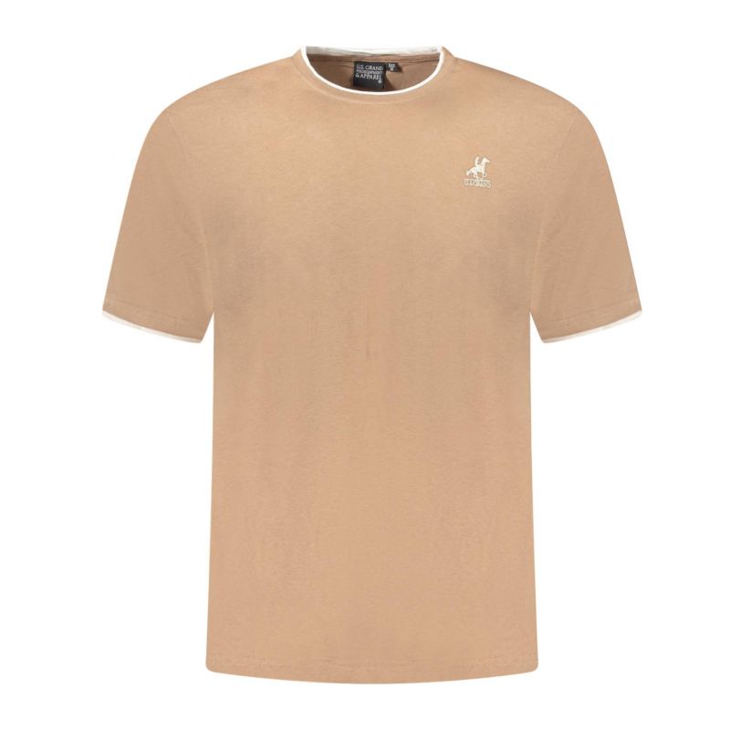 Мъжка тениска с къс ръкав us grand, кафява