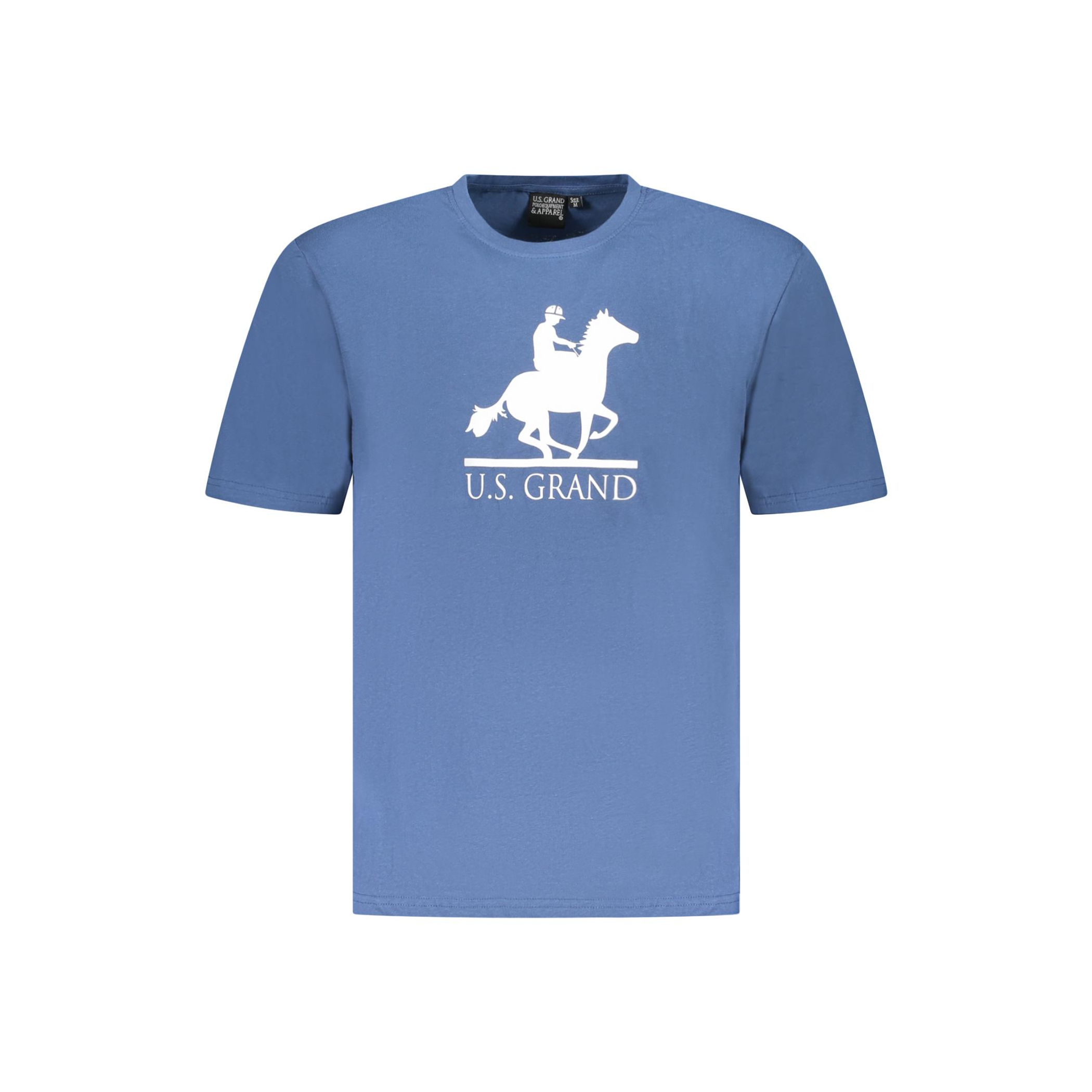 Снимка на Мъжка тениска с къс ръкав us grand, синя U.S. GRAND