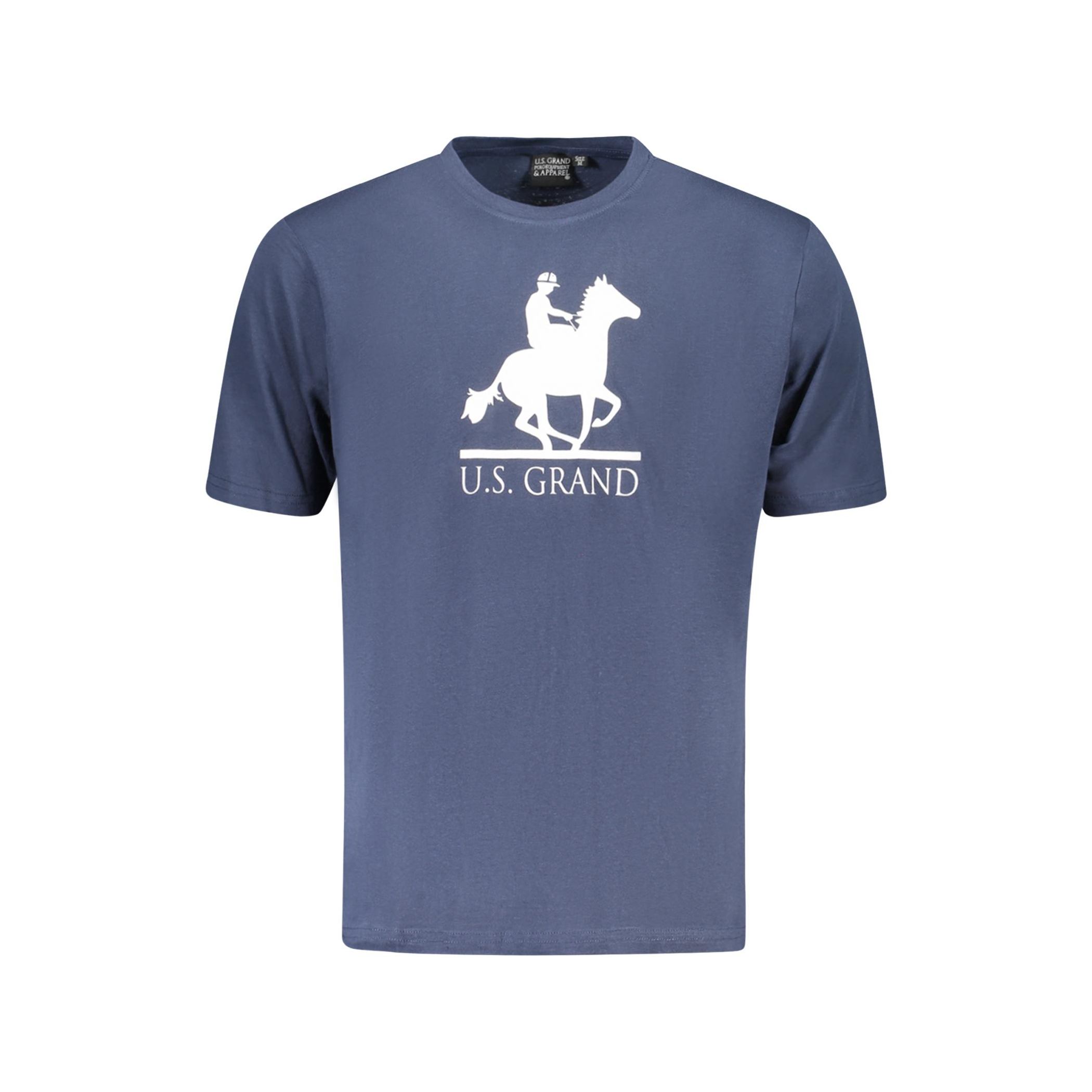 Снимка на Мъжка тениска с къс ръкав us grand, синя U.S. GRAND