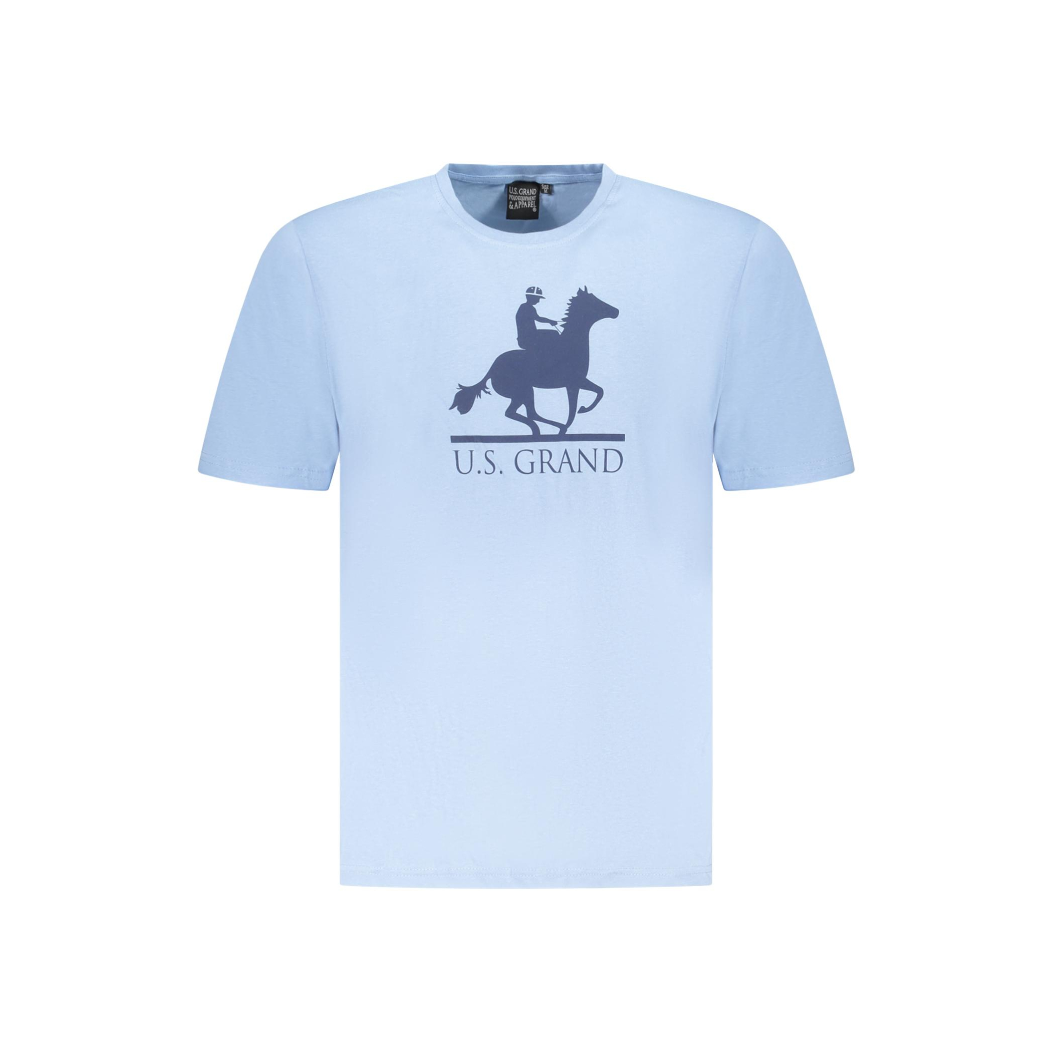 Снимка на Мъжка тениска с къс ръкав us grand, синя U.S. GRAND