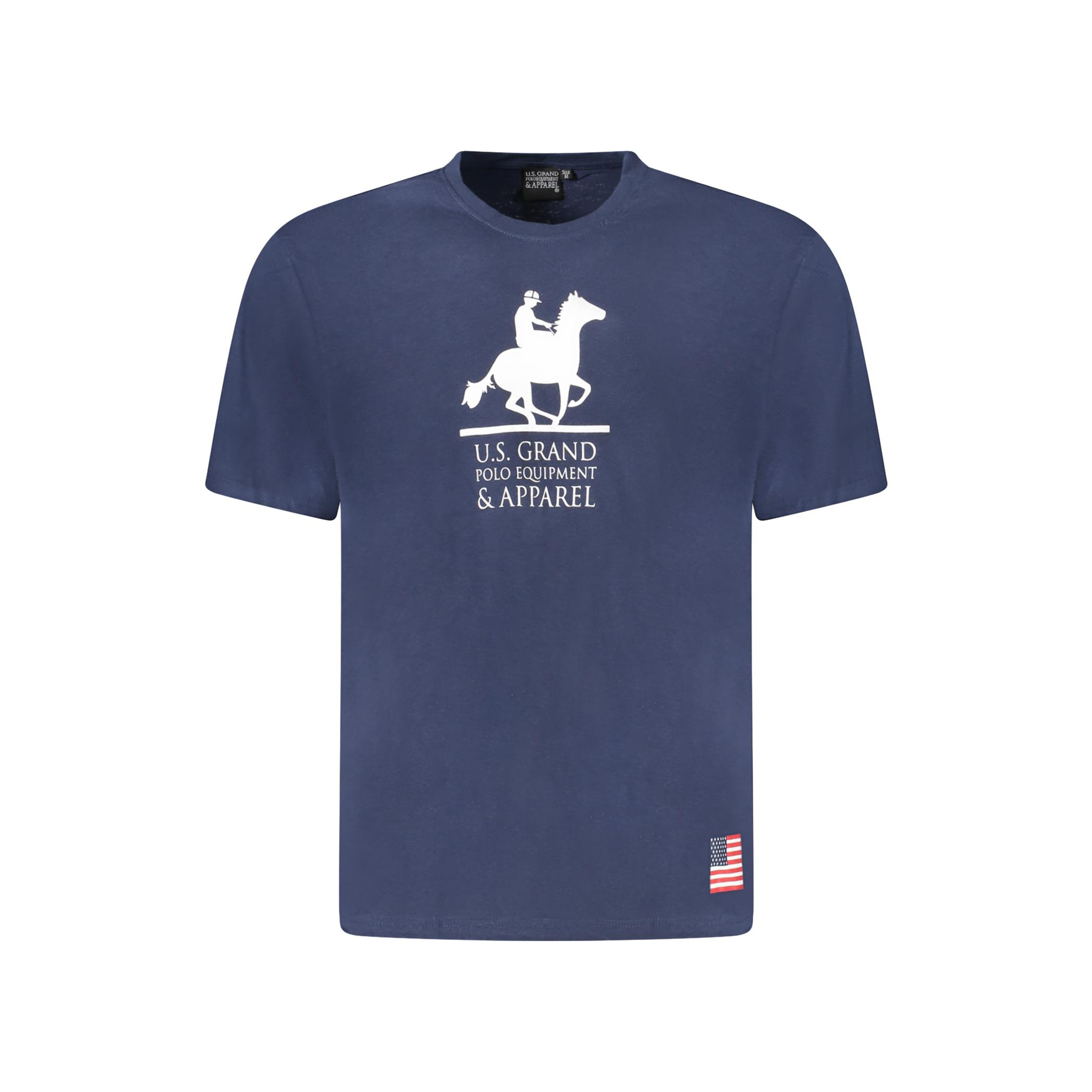 Снимка на Мъжка тениска с къс ръкав us grand, синя U.S. GRAND
