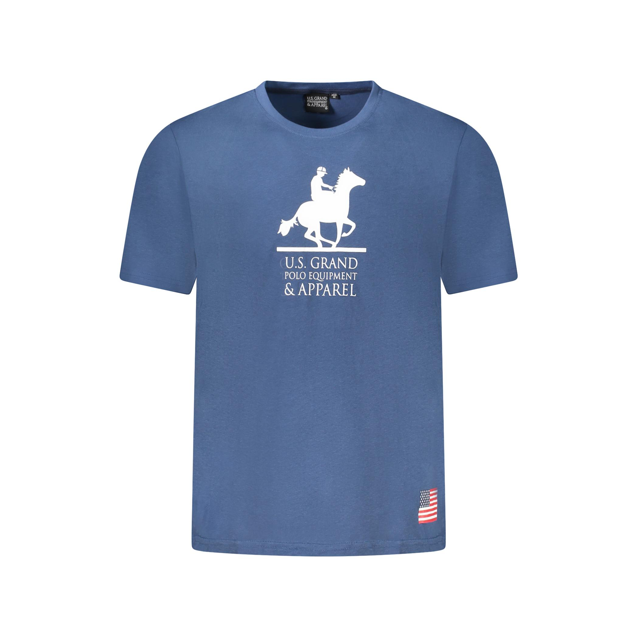 Снимка на Мъжка тениска с къс ръкав us grand, синя U.S. GRAND