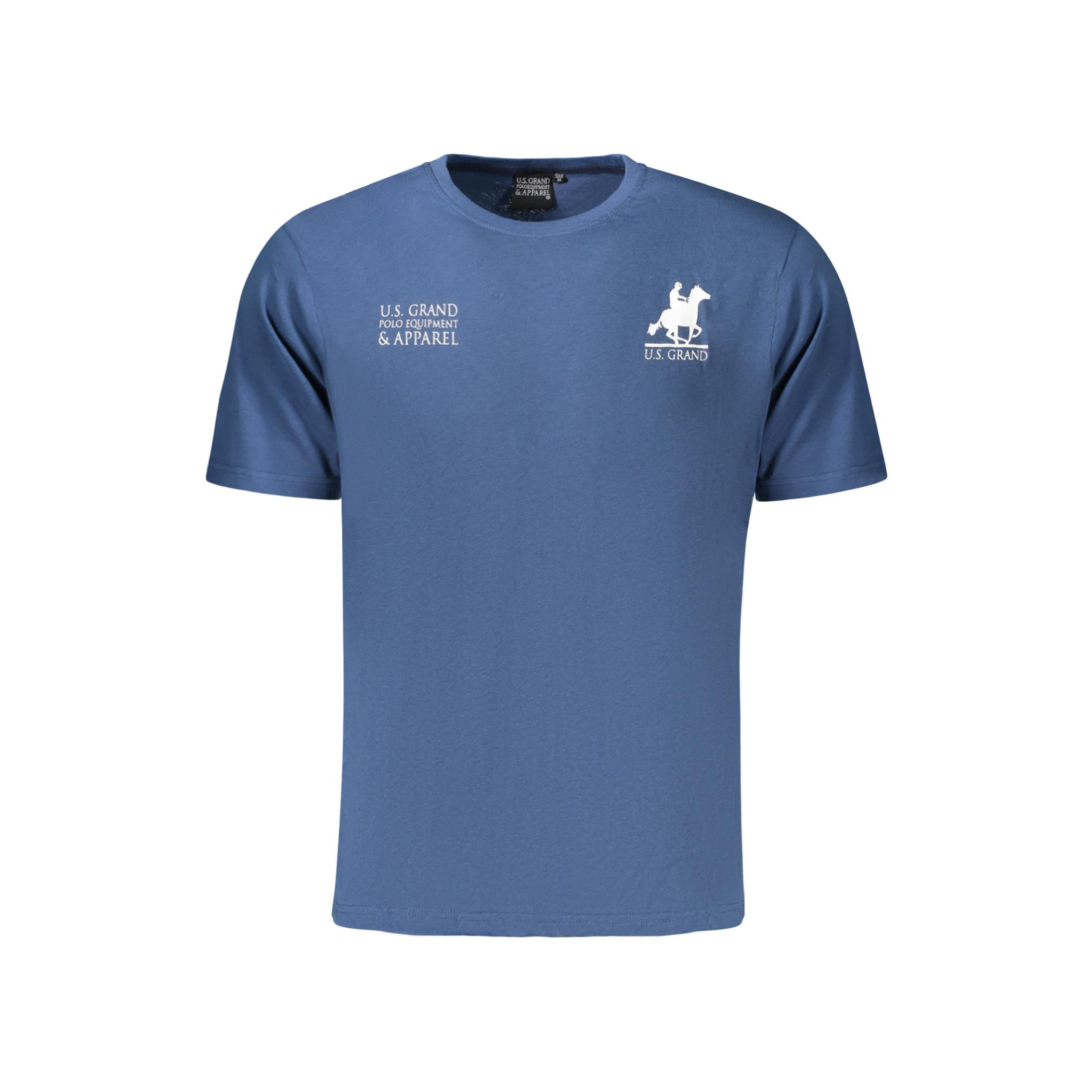 Снимка на Мъжка тениска с къс ръкав us grand, синя U.S. GRAND