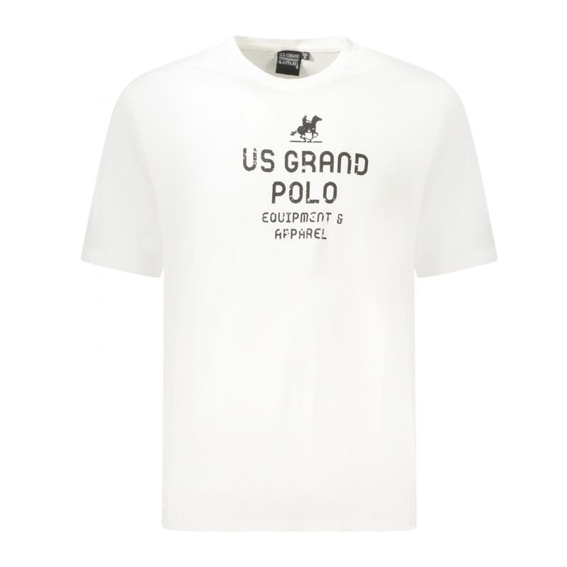 Снимка на Мъжка тениска с къс ръкав us grand polo, бяла U.S. GRAND POLO 