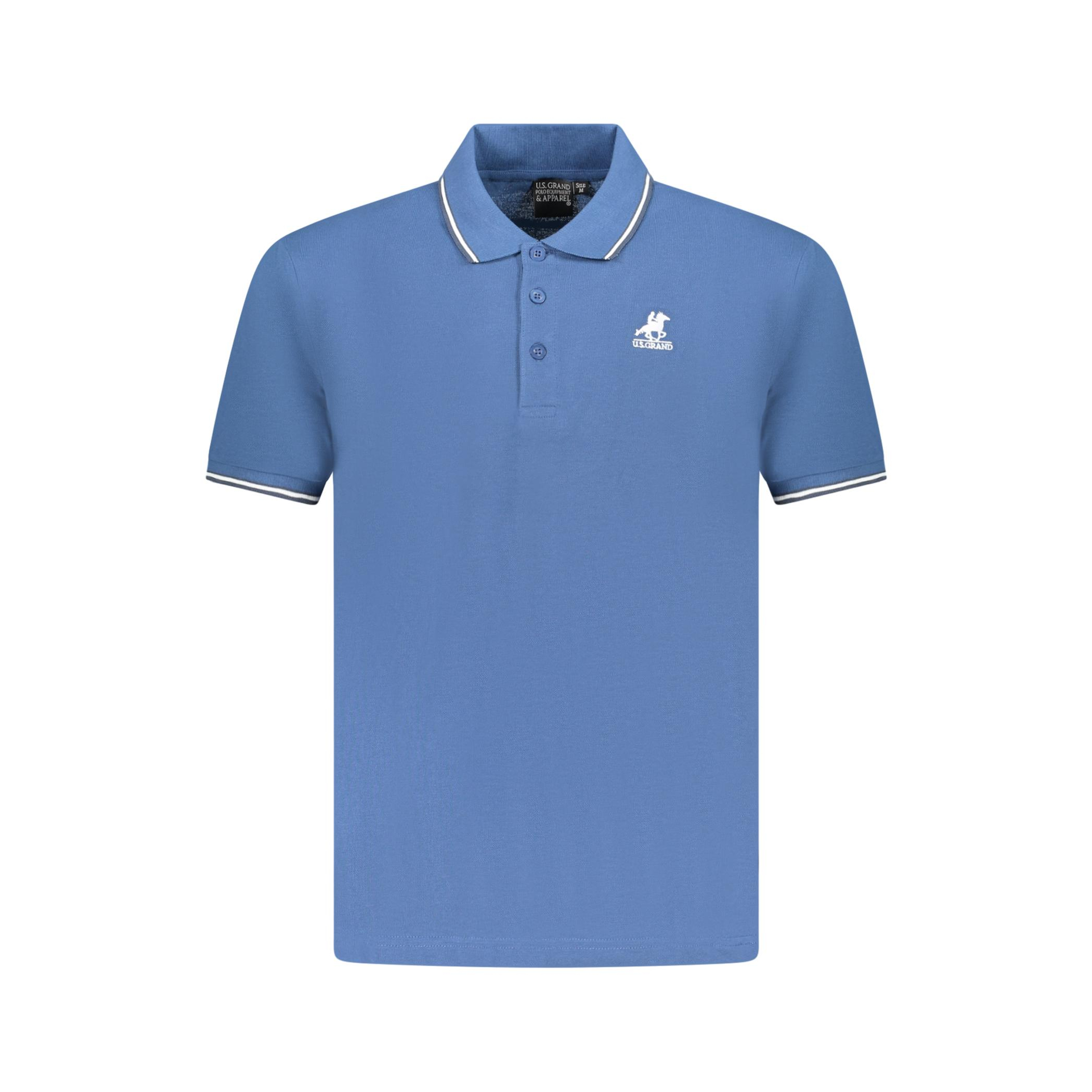 Снимка на Мъжка тениска с къс ръкав us grand polo, синя U.S. GRAND